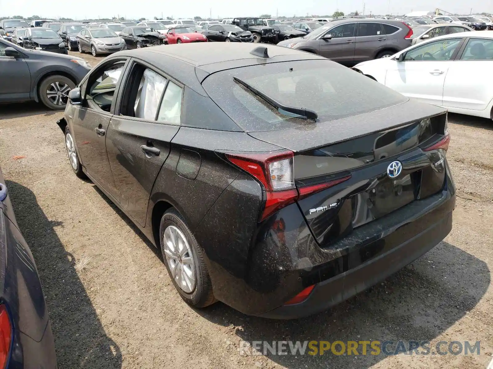 3 Photograph of a damaged car JTDKAMFUXM3145655 TOYOTA PRIUS 2021