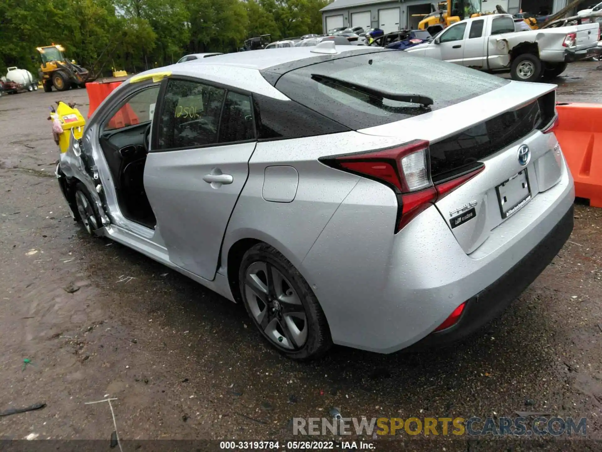 3 Photograph of a damaged car JTDKAMFUXM3148815 TOYOTA PRIUS 2021