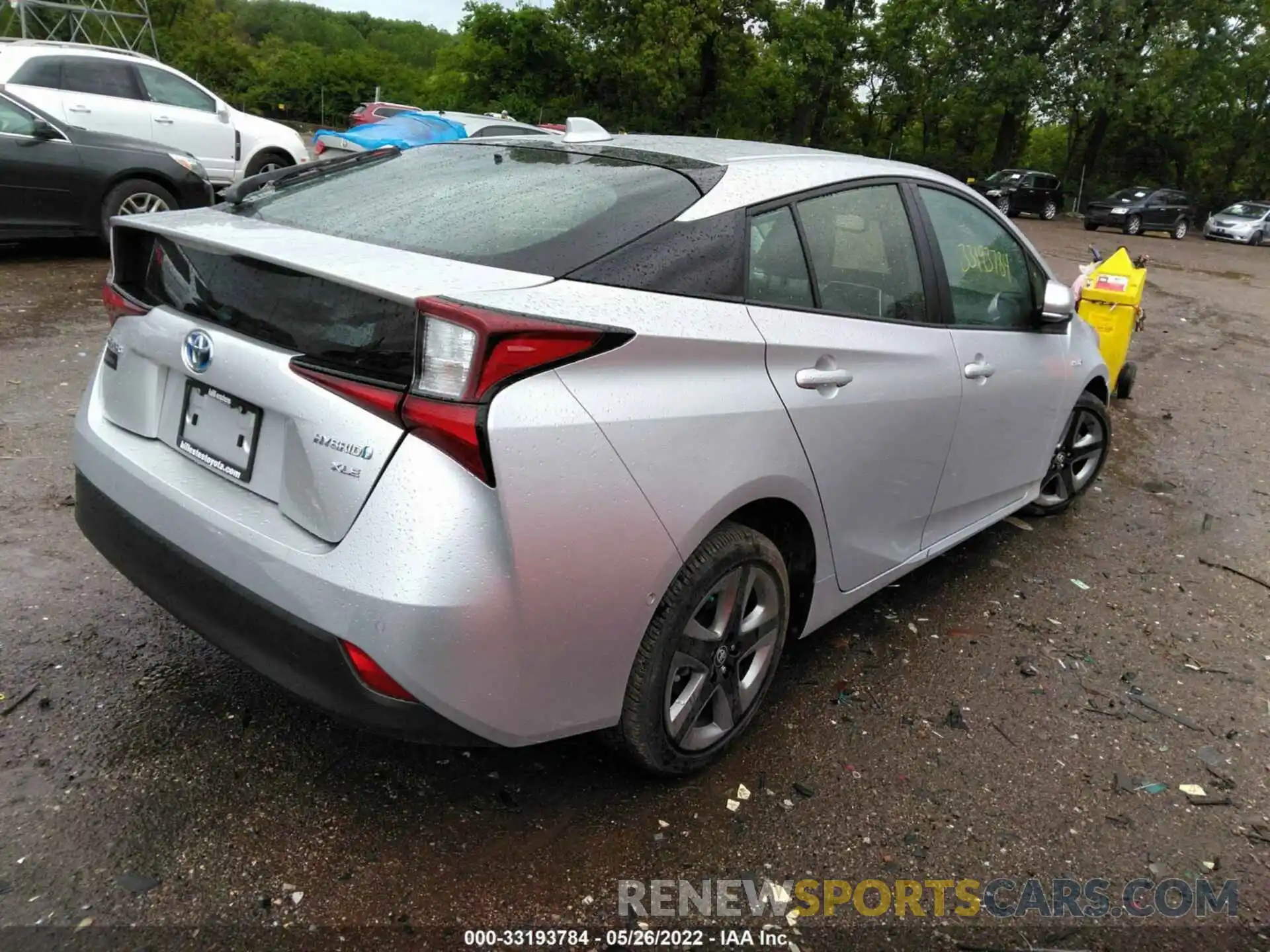 4 Photograph of a damaged car JTDKAMFUXM3148815 TOYOTA PRIUS 2021