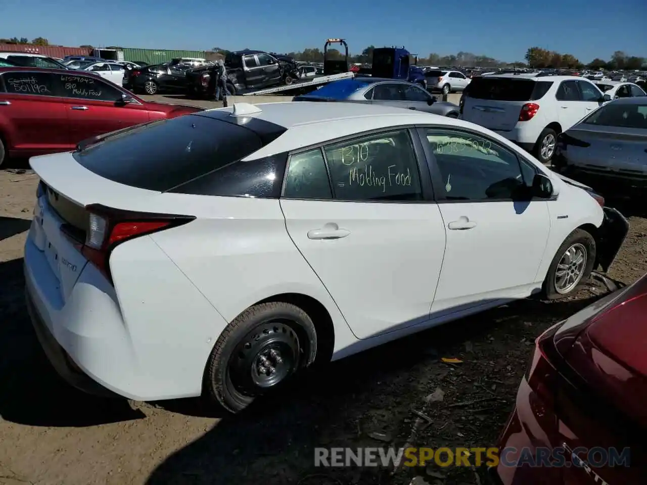 3 Photograph of a damaged car JTDKAMFUXM3150371 TOYOTA PRIUS 2021