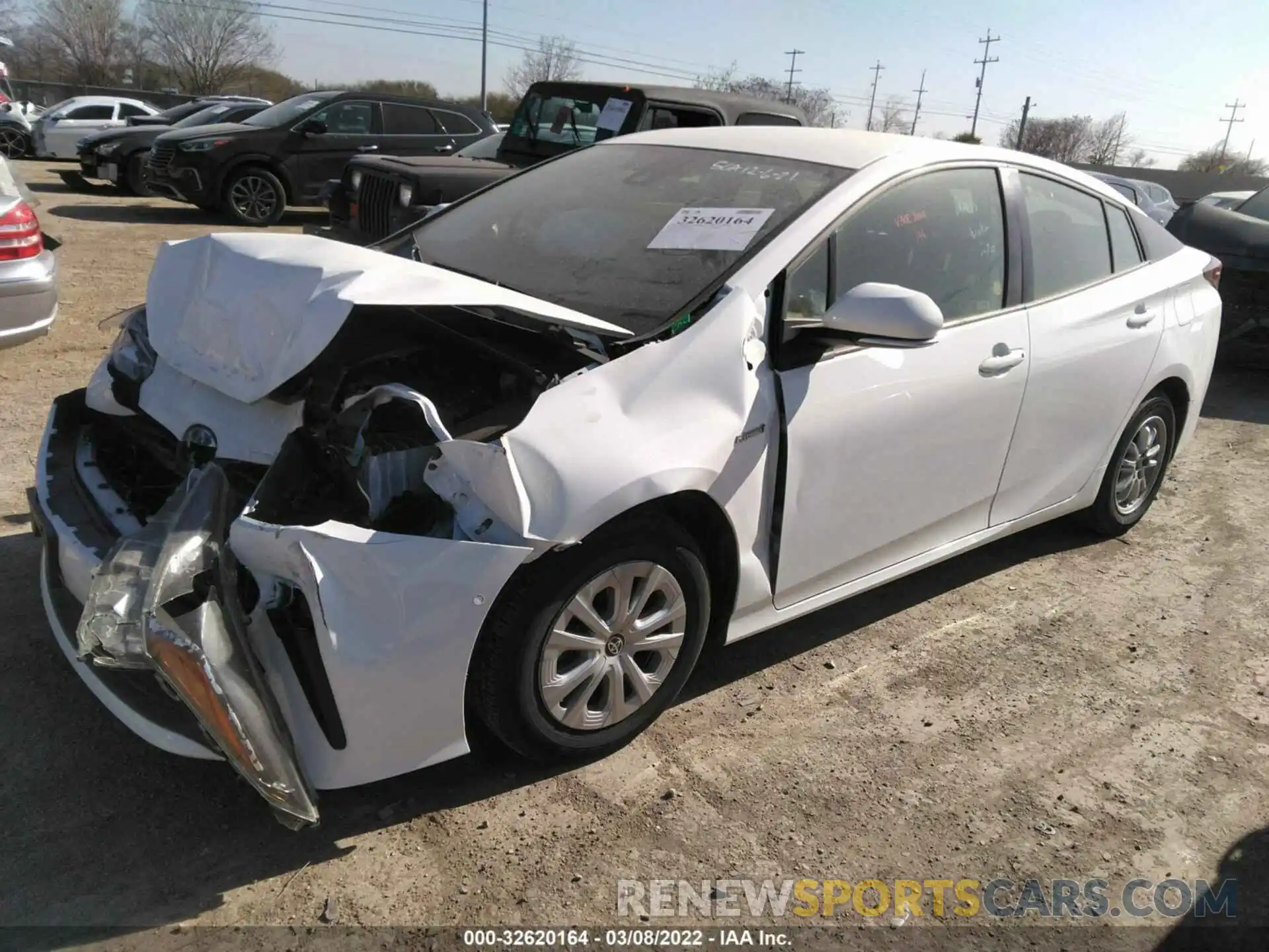 2 Photograph of a damaged car JTDKAMFUXM3151875 TOYOTA PRIUS 2021