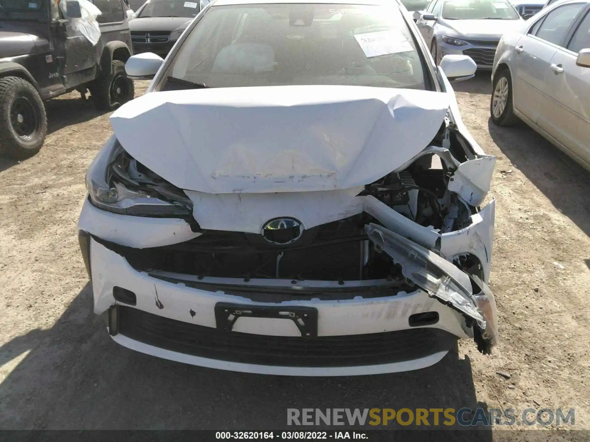 6 Photograph of a damaged car JTDKAMFUXM3151875 TOYOTA PRIUS 2021