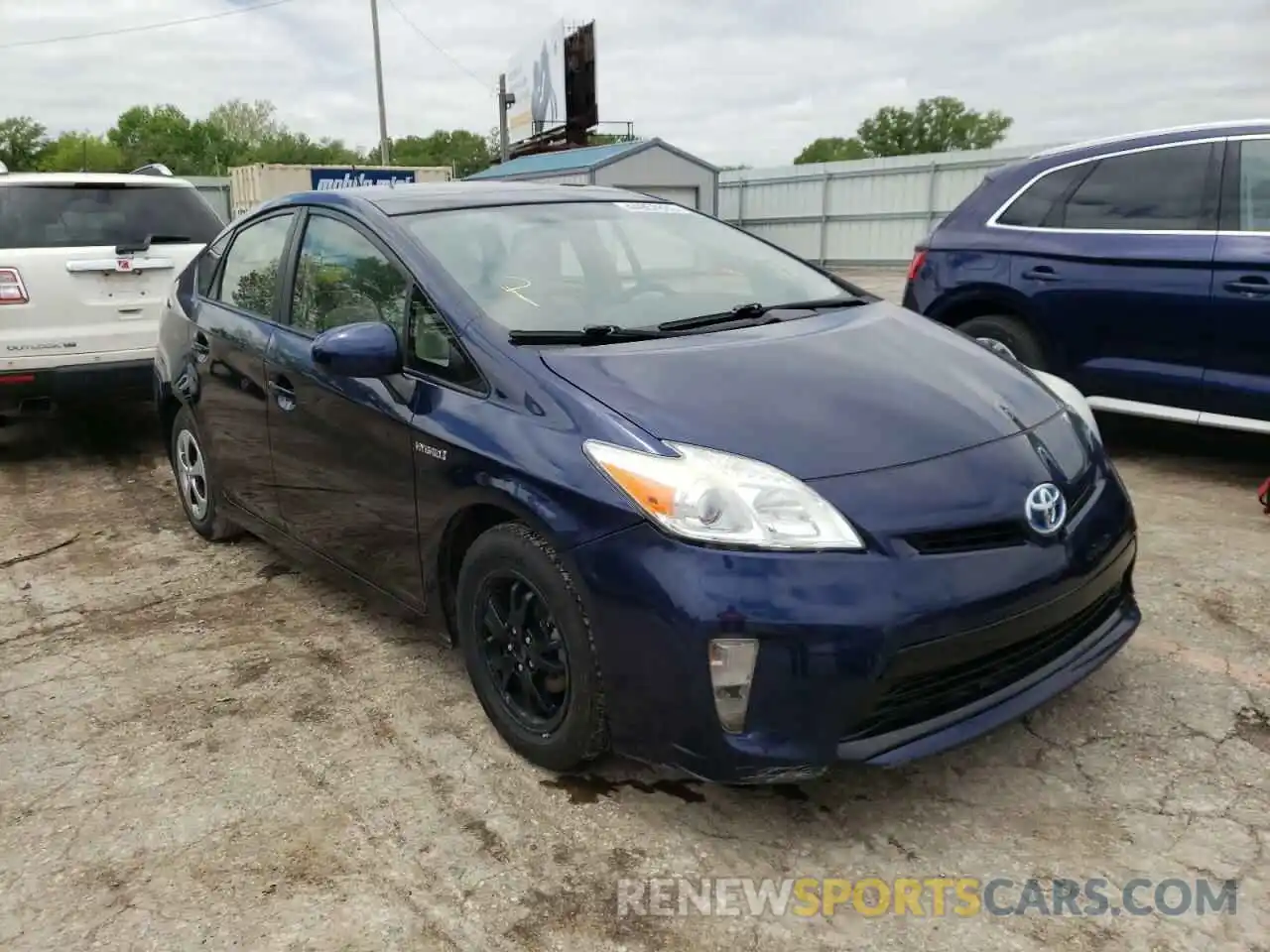 1 Photograph of a damaged car JTDKN3DU2D1719095 TOYOTA PRIUS 2021