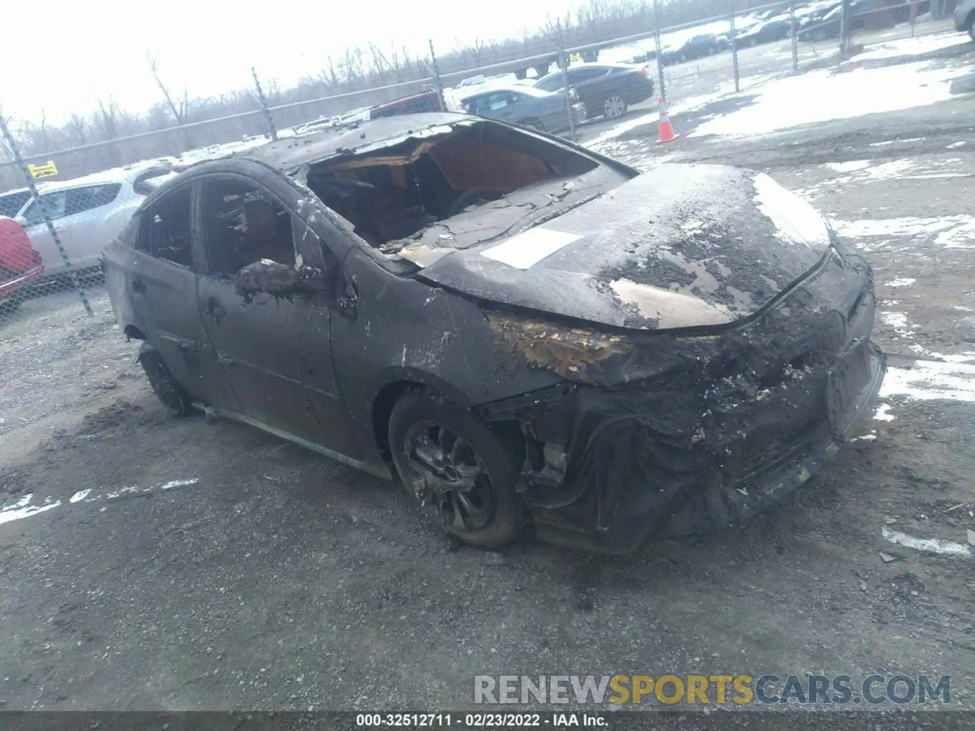 1 Photograph of a damaged car JTDL9MFU0M3023786 TOYOTA PRIUS 2021