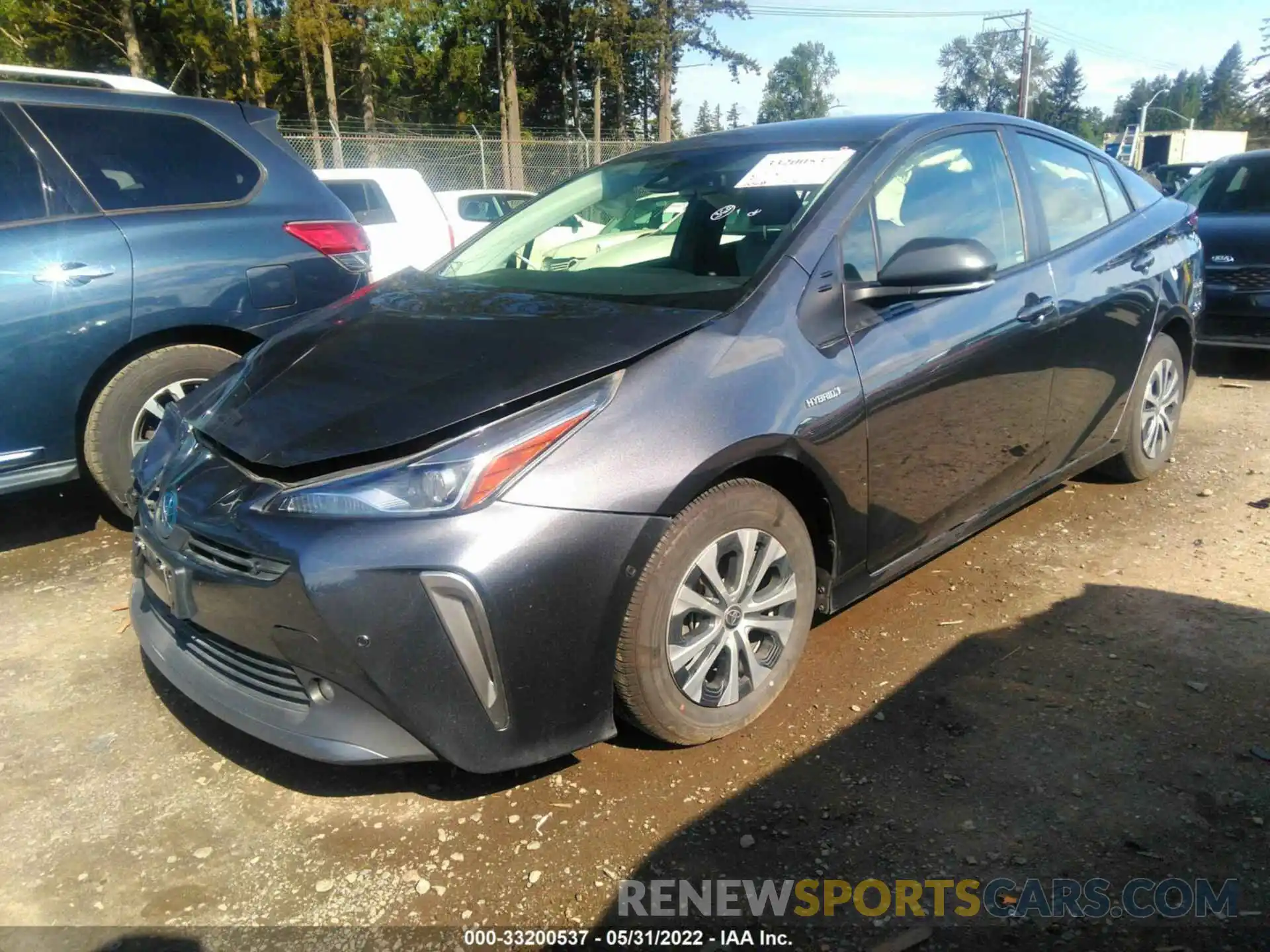 2 Photograph of a damaged car JTDL9MFU0M3024646 TOYOTA PRIUS 2021