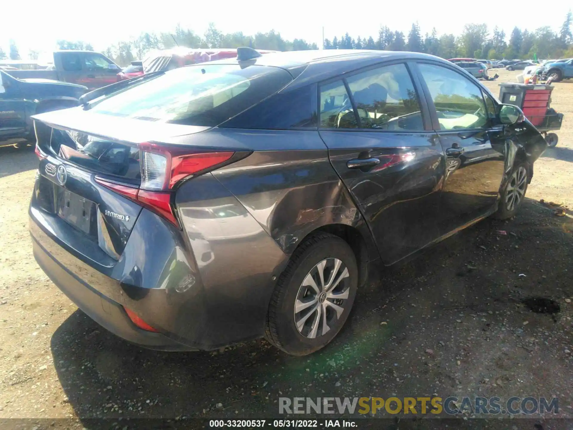 4 Photograph of a damaged car JTDL9MFU0M3024646 TOYOTA PRIUS 2021