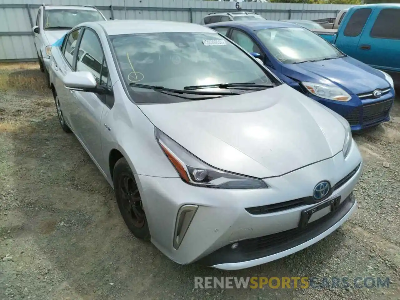 1 Photograph of a damaged car JTDL9MFU0M3025974 TOYOTA PRIUS 2021