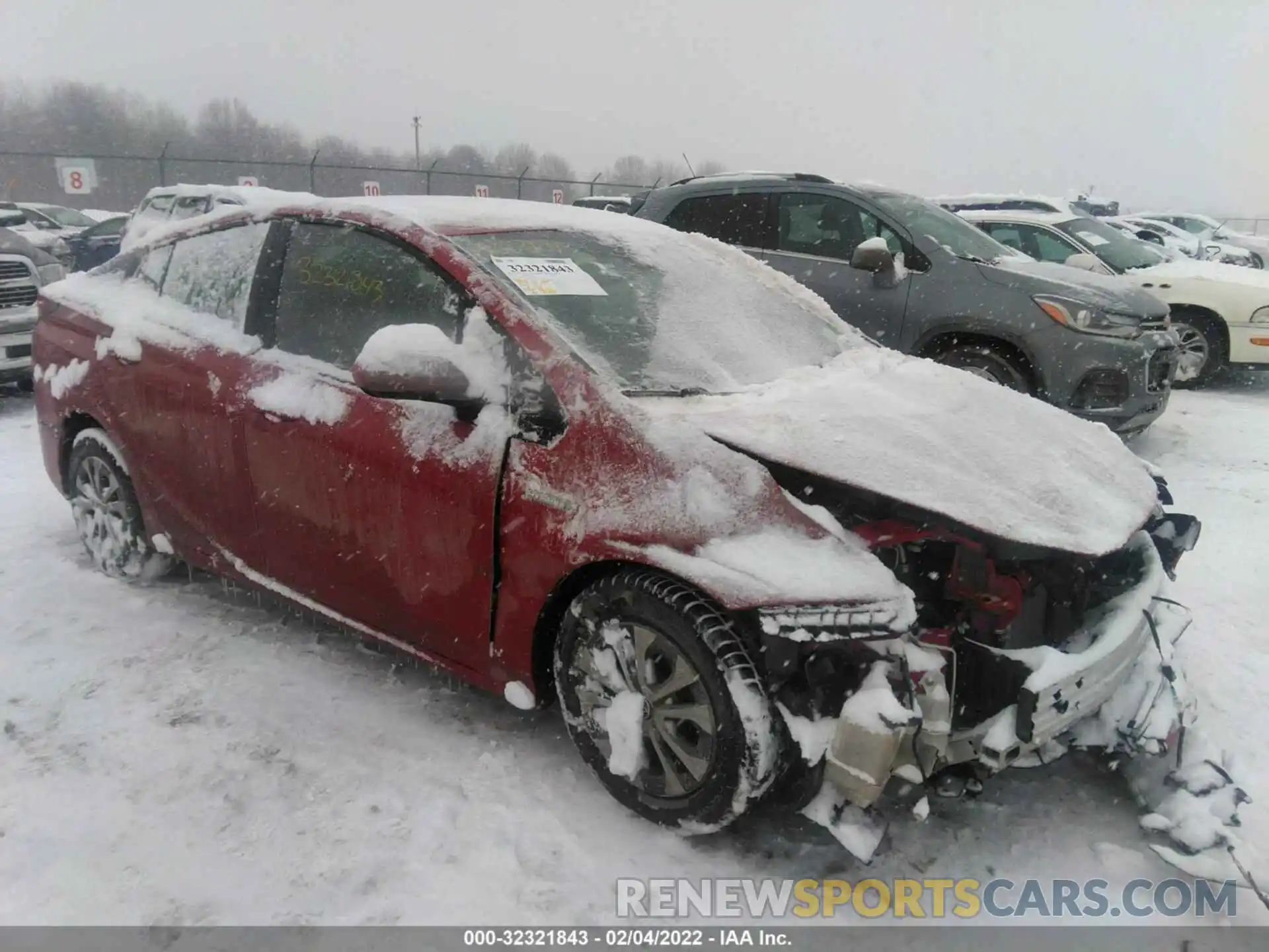 1 Photograph of a damaged car JTDL9MFU0M3026932 TOYOTA PRIUS 2021