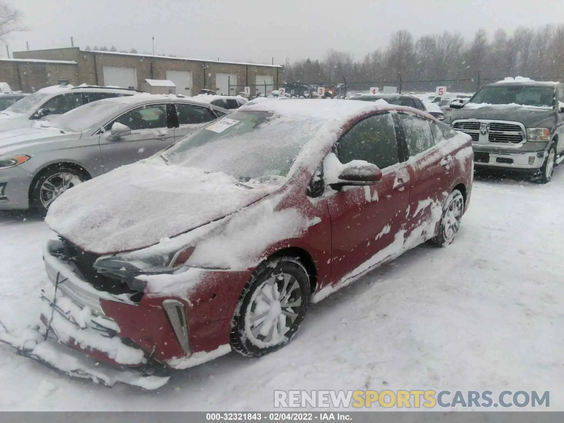 2 Photograph of a damaged car JTDL9MFU0M3026932 TOYOTA PRIUS 2021