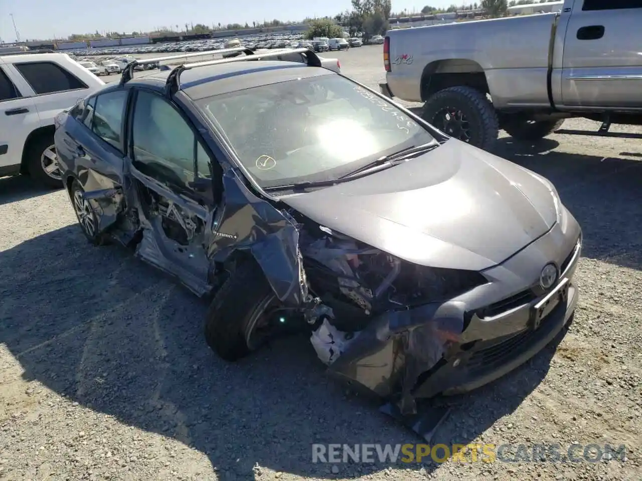 1 Photograph of a damaged car JTDL9MFU0M3030334 TOYOTA PRIUS 2021