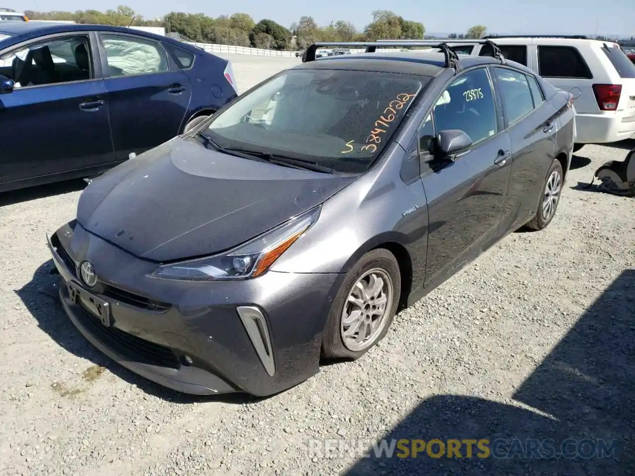 2 Фотография поврежденного автомобиля JTDL9MFU0M3030334 TOYOTA PRIUS 2021