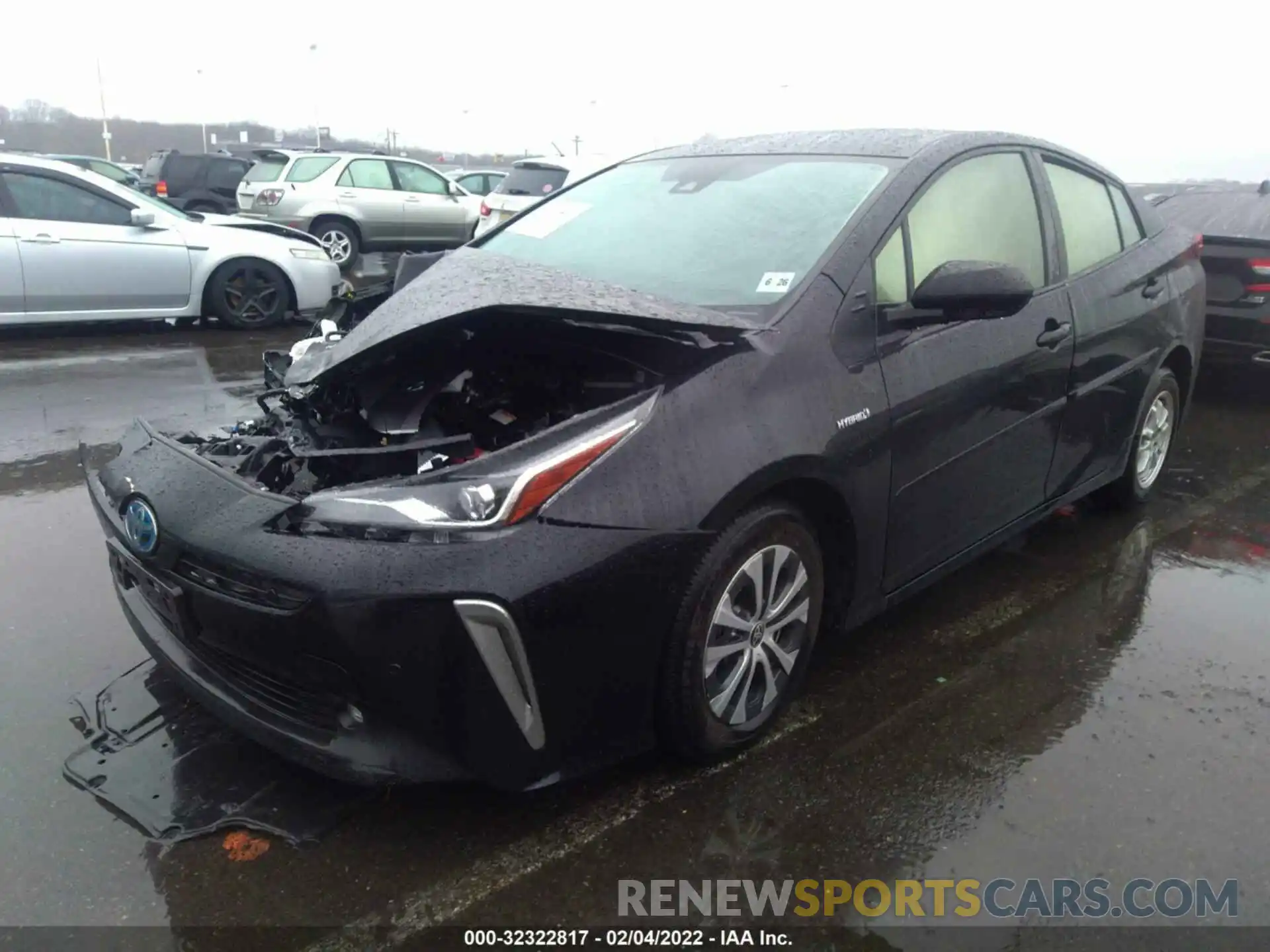 2 Photograph of a damaged car JTDL9MFU1M3022744 TOYOTA PRIUS 2021