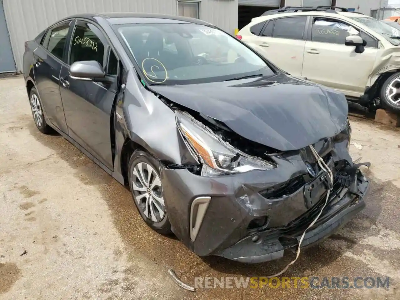 1 Photograph of a damaged car JTDL9MFU1M3025644 TOYOTA PRIUS 2021