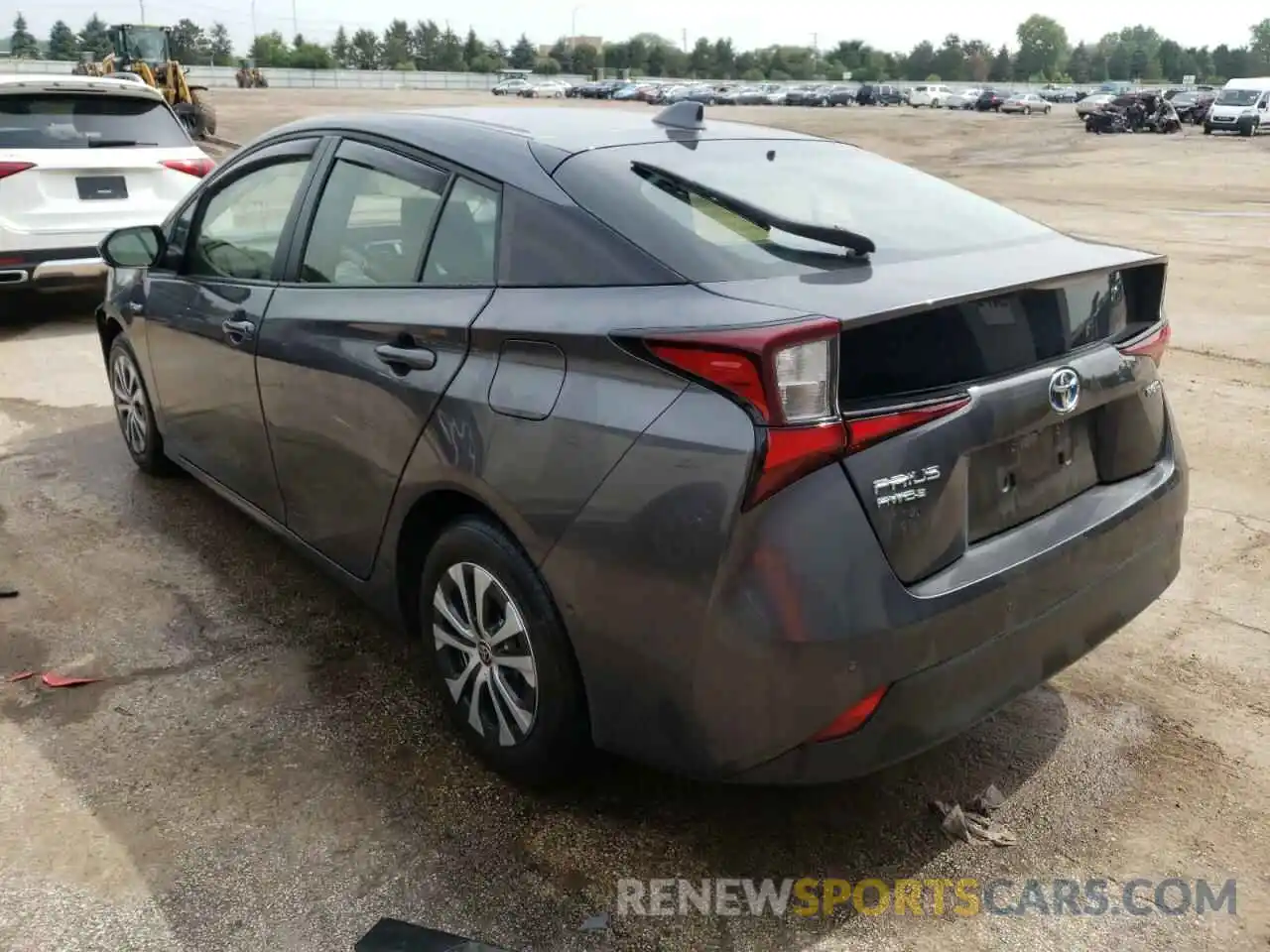 3 Photograph of a damaged car JTDL9MFU1M3025644 TOYOTA PRIUS 2021