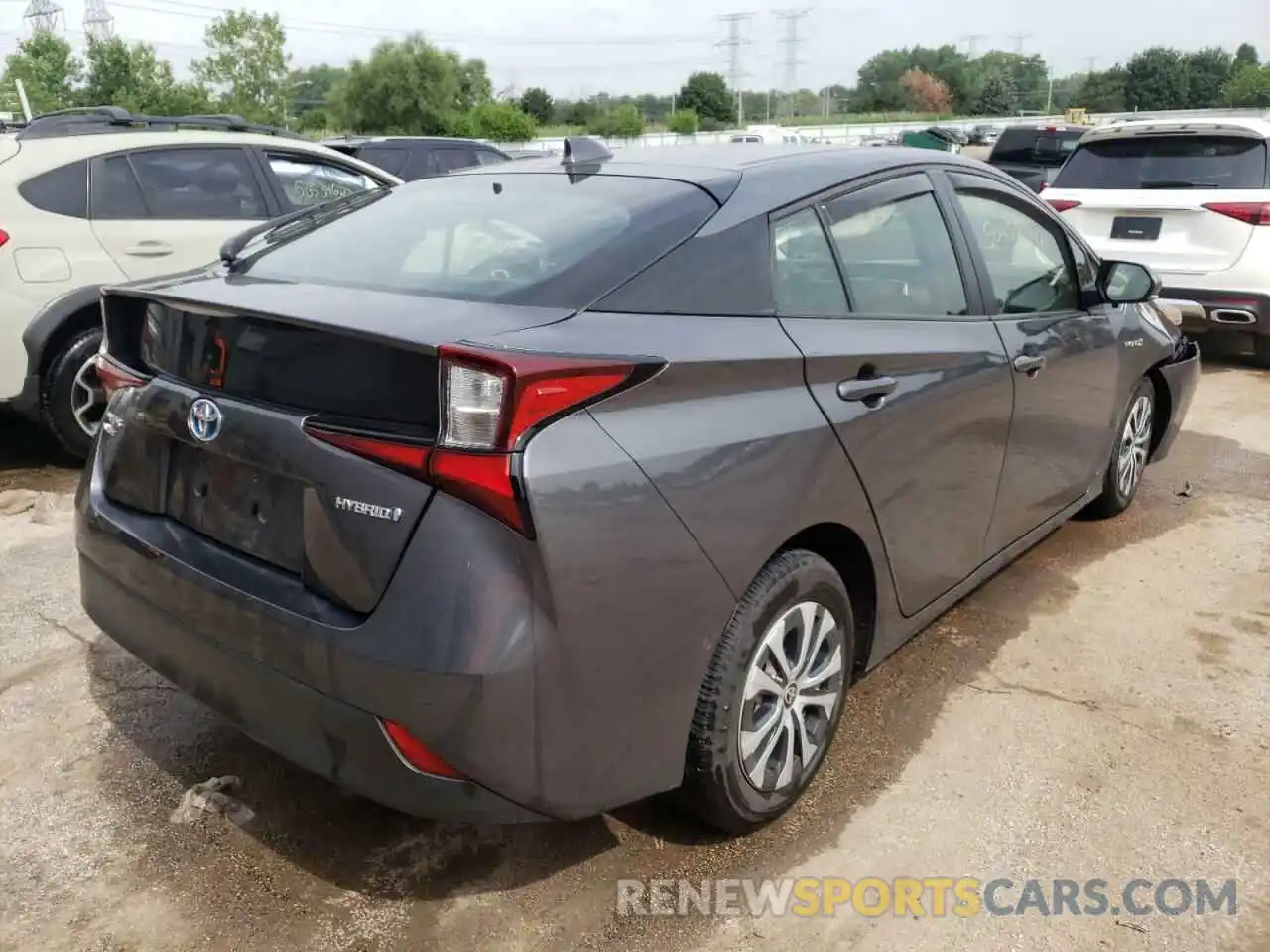 4 Photograph of a damaged car JTDL9MFU1M3025644 TOYOTA PRIUS 2021