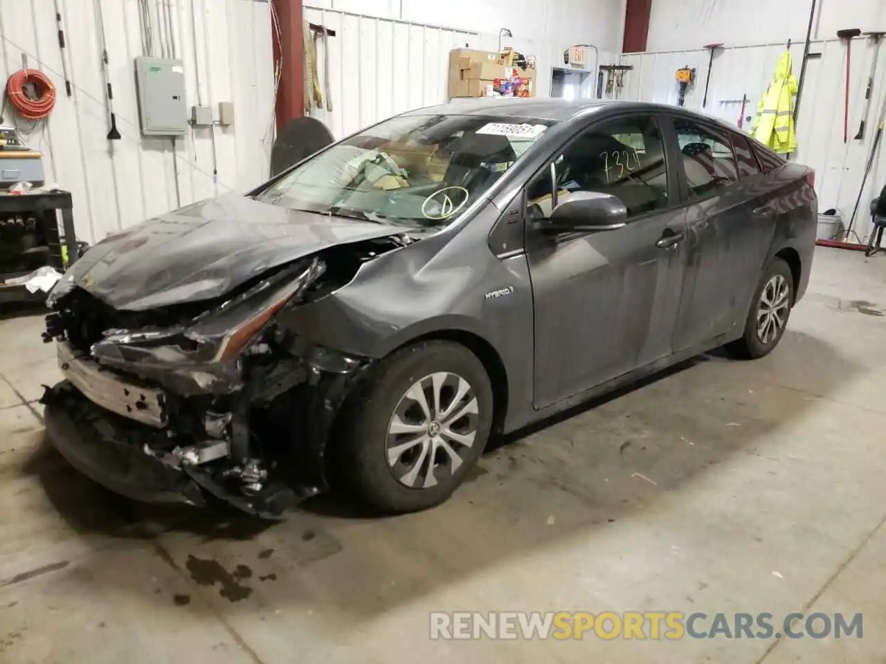 2 Photograph of a damaged car JTDL9MFU1M3026406 TOYOTA PRIUS 2021