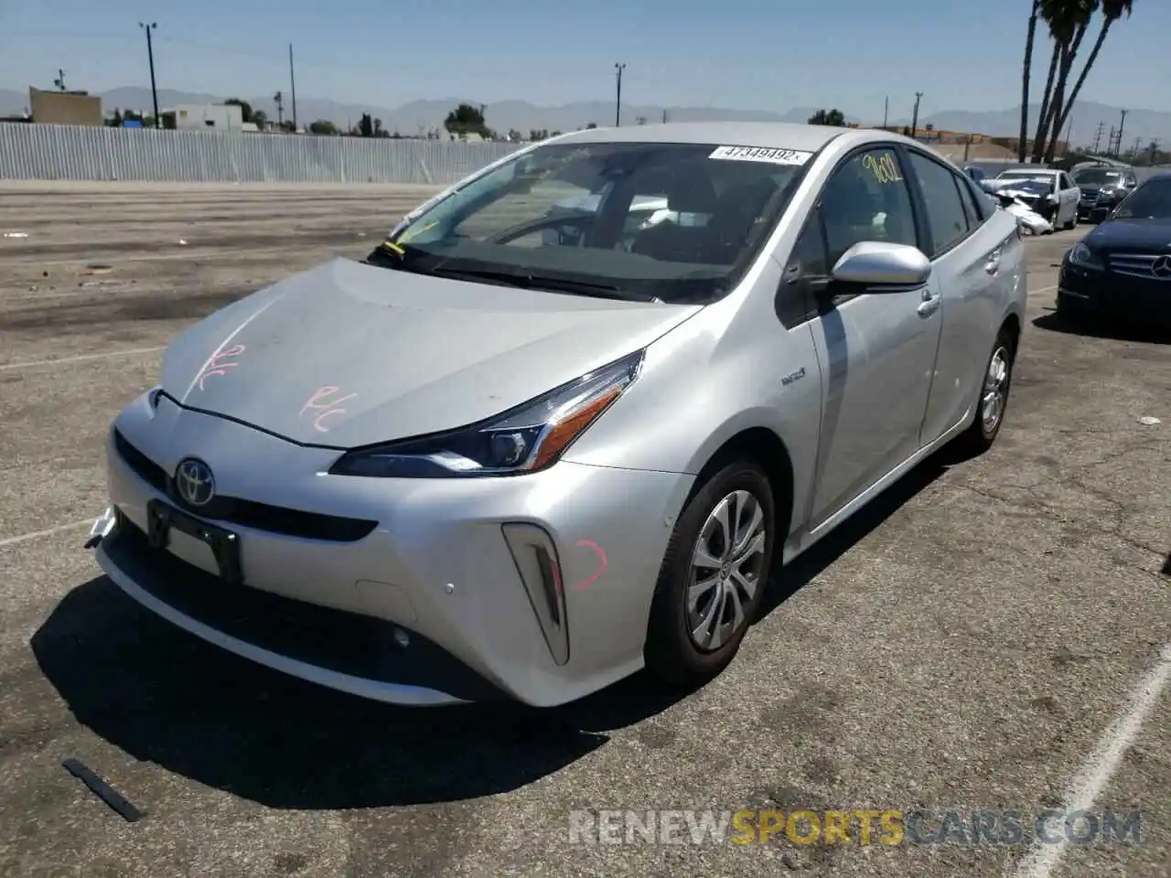 2 Photograph of a damaged car JTDL9MFU1M3028706 TOYOTA PRIUS 2021