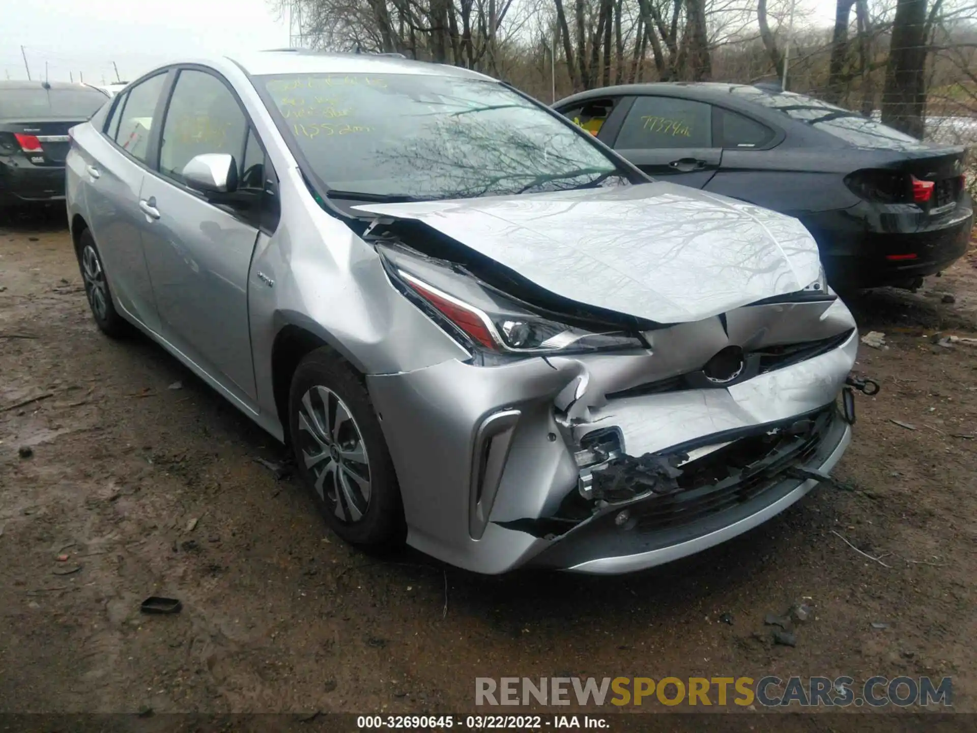 1 Photograph of a damaged car JTDL9MFU1M3028821 TOYOTA PRIUS 2021