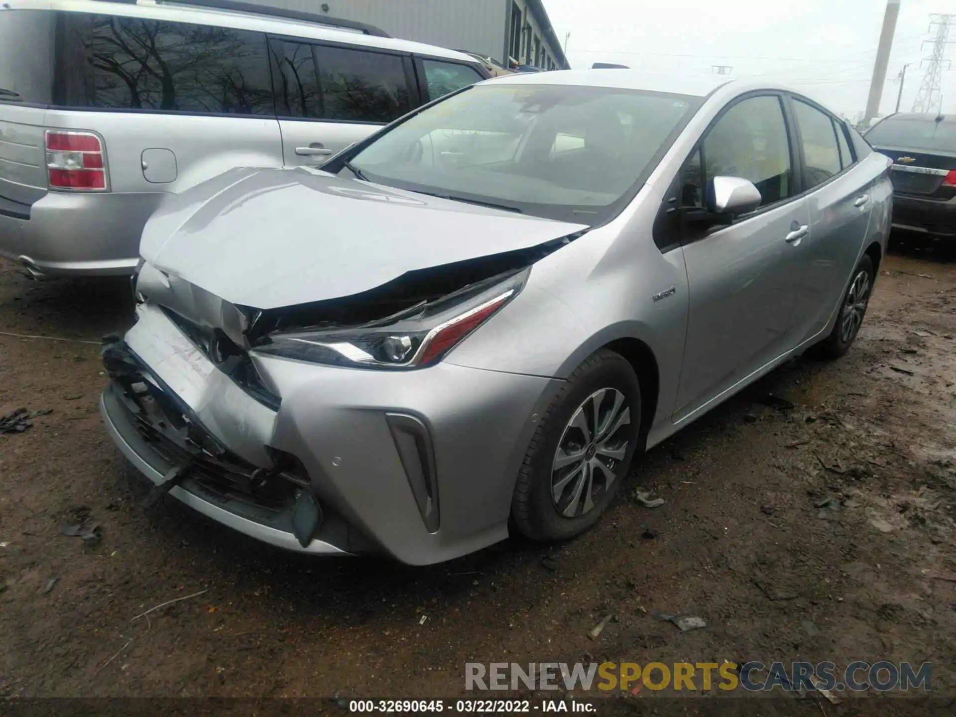 2 Photograph of a damaged car JTDL9MFU1M3028821 TOYOTA PRIUS 2021