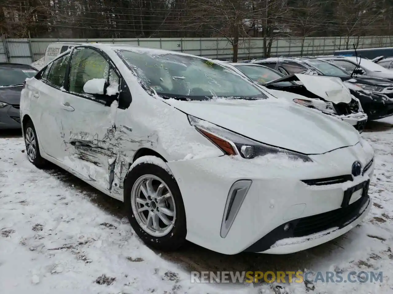 1 Photograph of a damaged car JTDL9MFU1M3029306 TOYOTA PRIUS 2021