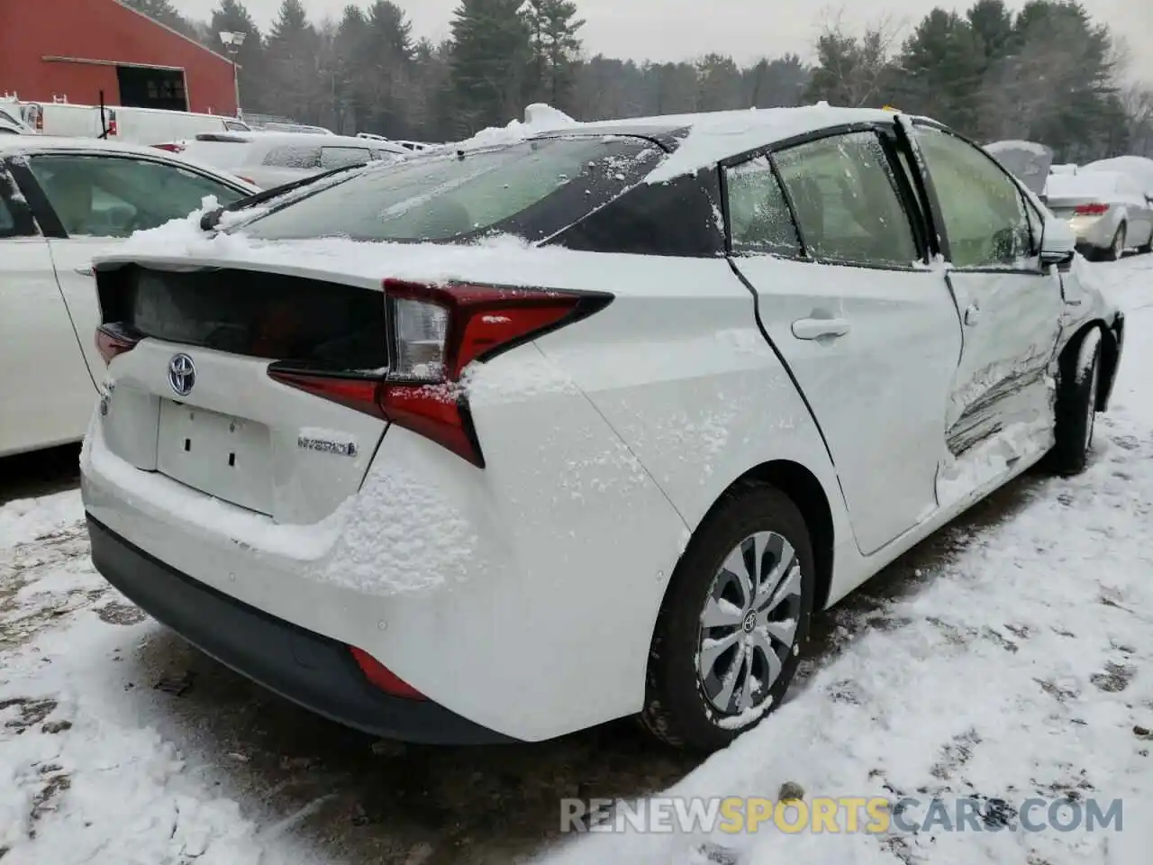 4 Photograph of a damaged car JTDL9MFU1M3029306 TOYOTA PRIUS 2021