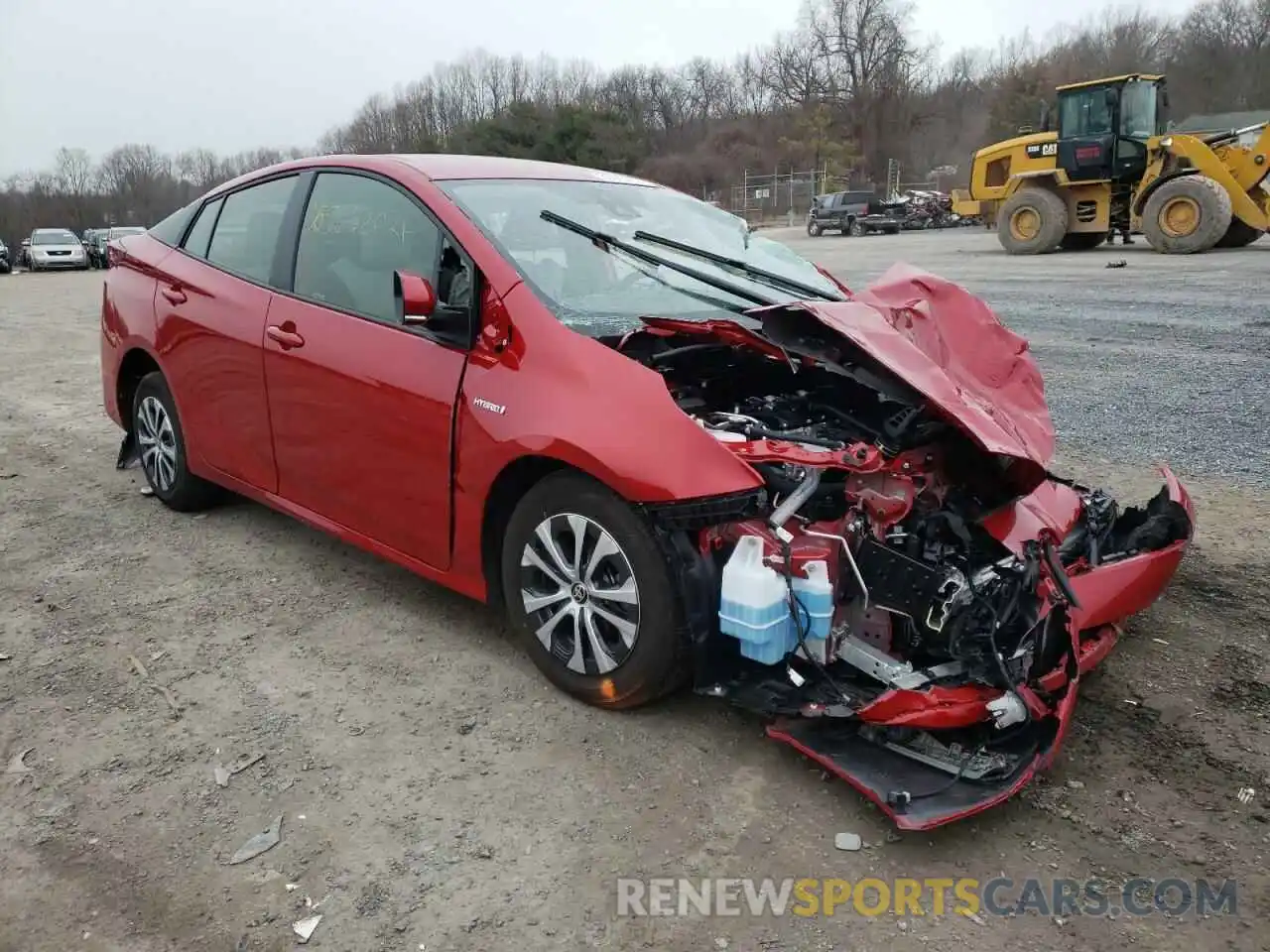 1 Photograph of a damaged car JTDL9MFU1M3029614 TOYOTA PRIUS 2021