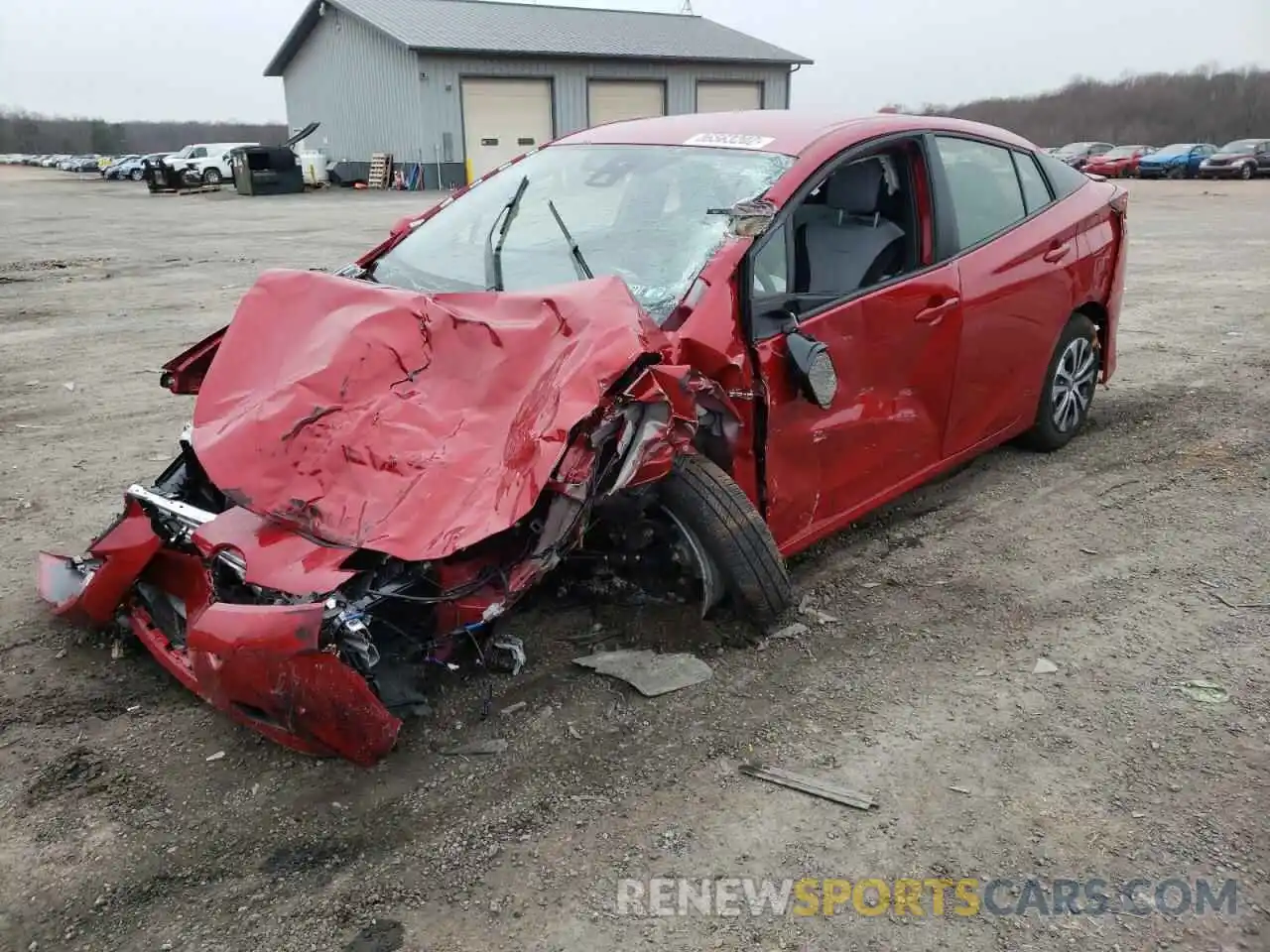 2 Photograph of a damaged car JTDL9MFU1M3029614 TOYOTA PRIUS 2021