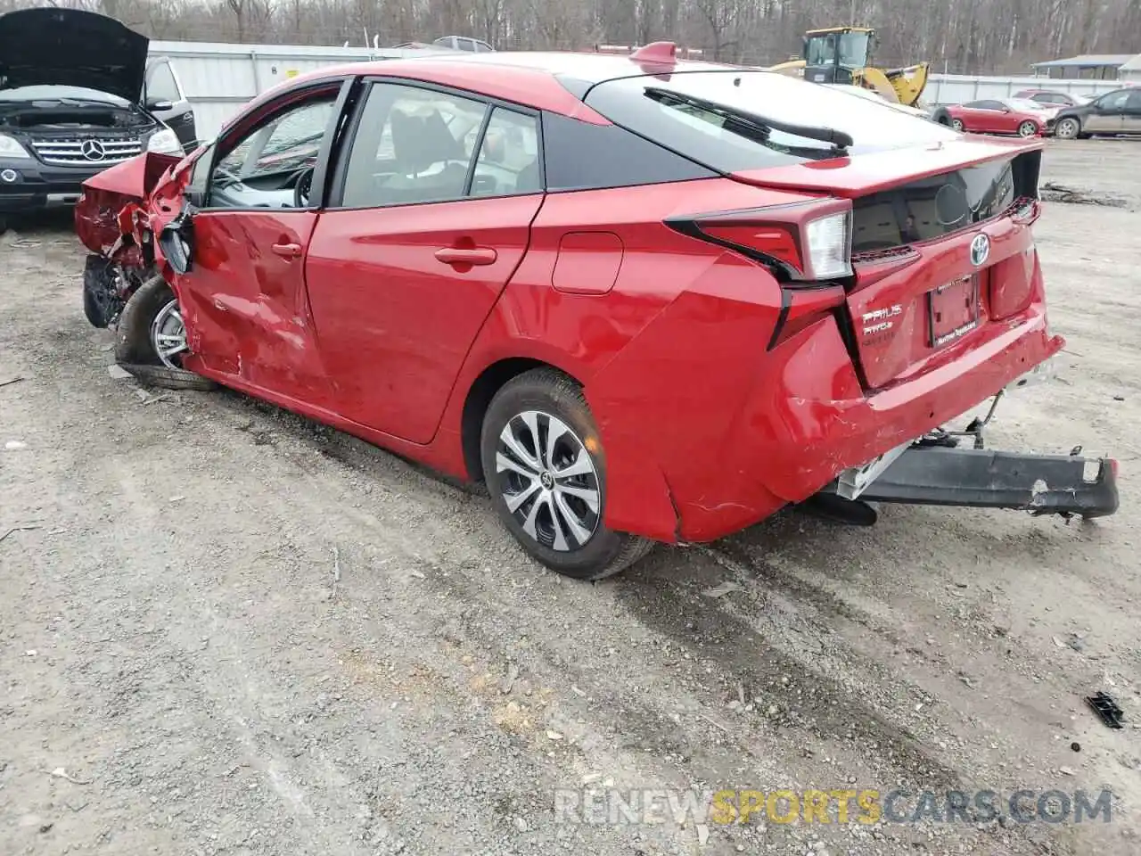 3 Photograph of a damaged car JTDL9MFU1M3029614 TOYOTA PRIUS 2021