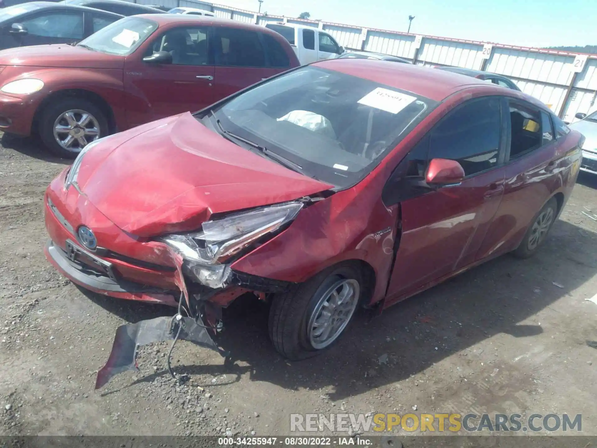 2 Photograph of a damaged car JTDL9MFU1M3030570 TOYOTA PRIUS 2021