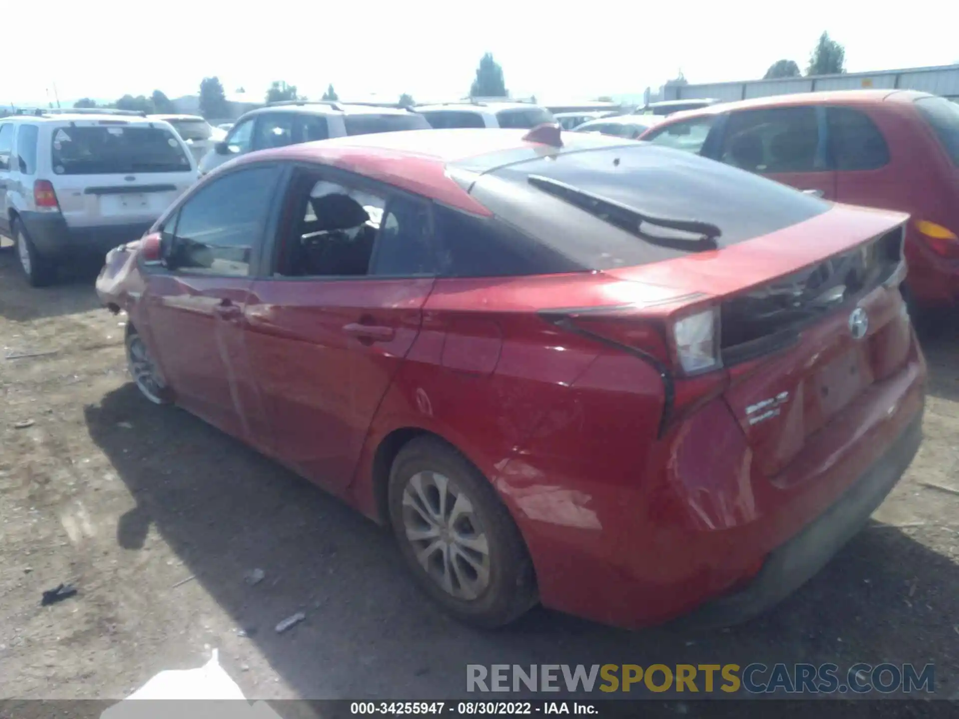 3 Photograph of a damaged car JTDL9MFU1M3030570 TOYOTA PRIUS 2021