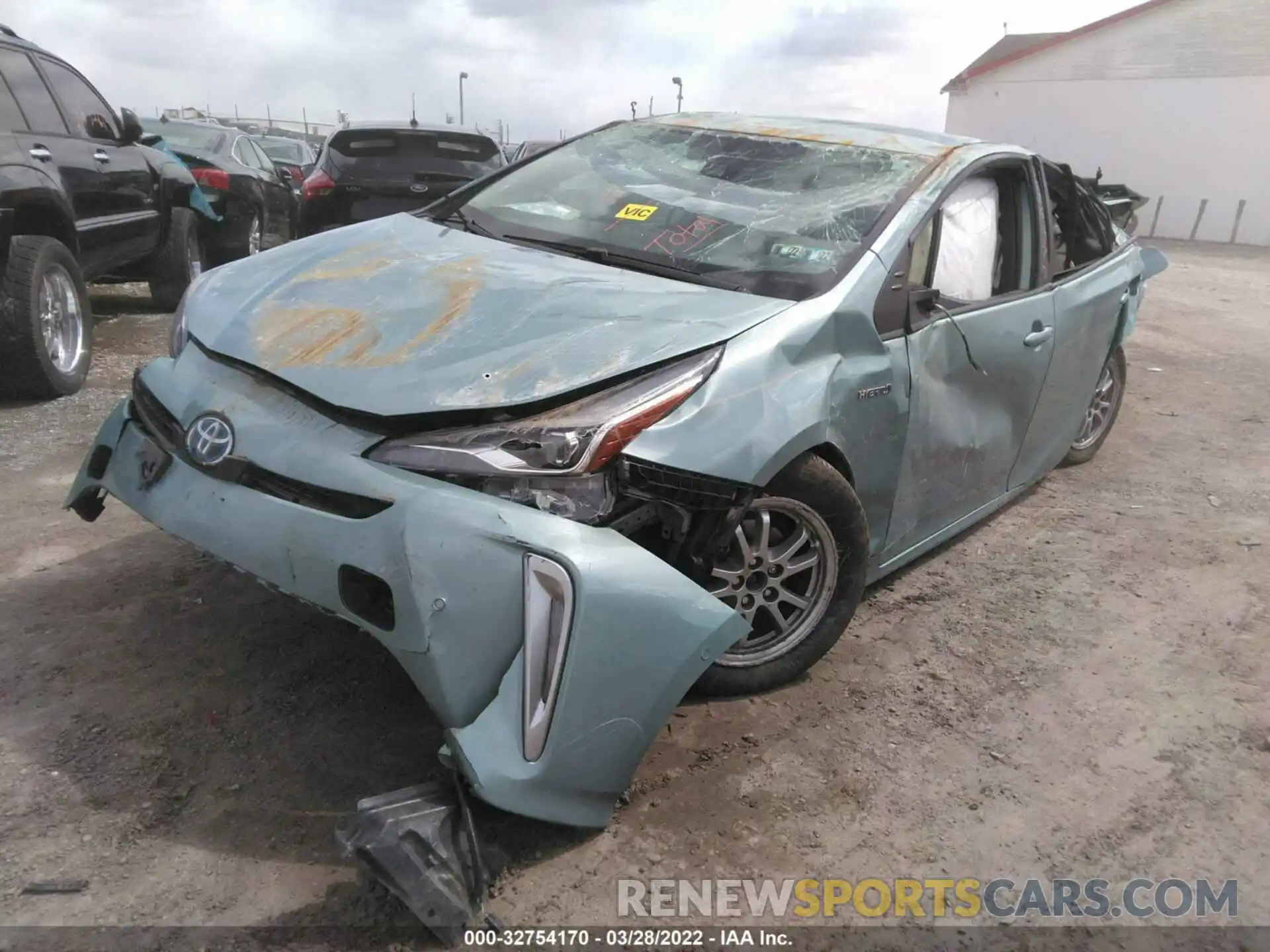 2 Фотография поврежденного автомобиля JTDL9MFU1M3030603 TOYOTA PRIUS 2021