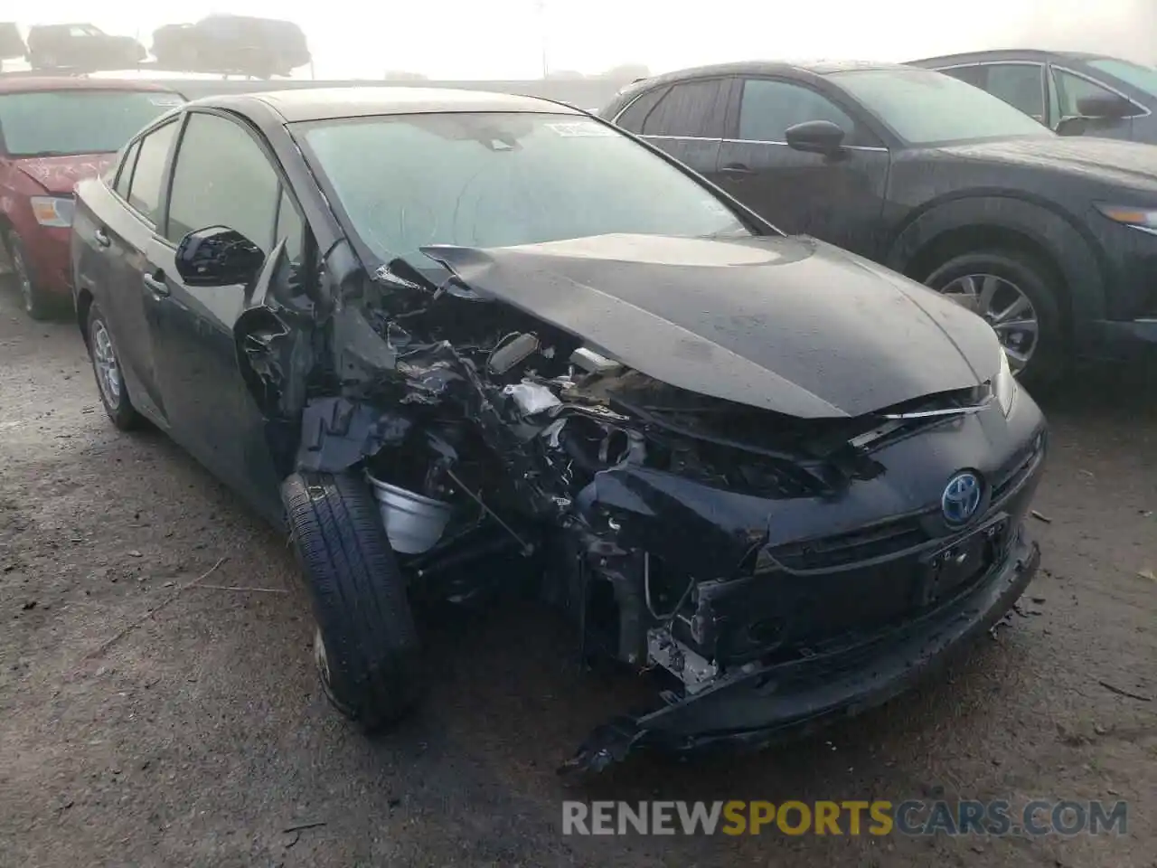 1 Photograph of a damaged car JTDL9MFU2M3024731 TOYOTA PRIUS 2021