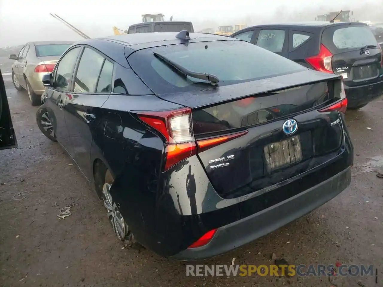 3 Photograph of a damaged car JTDL9MFU2M3024731 TOYOTA PRIUS 2021