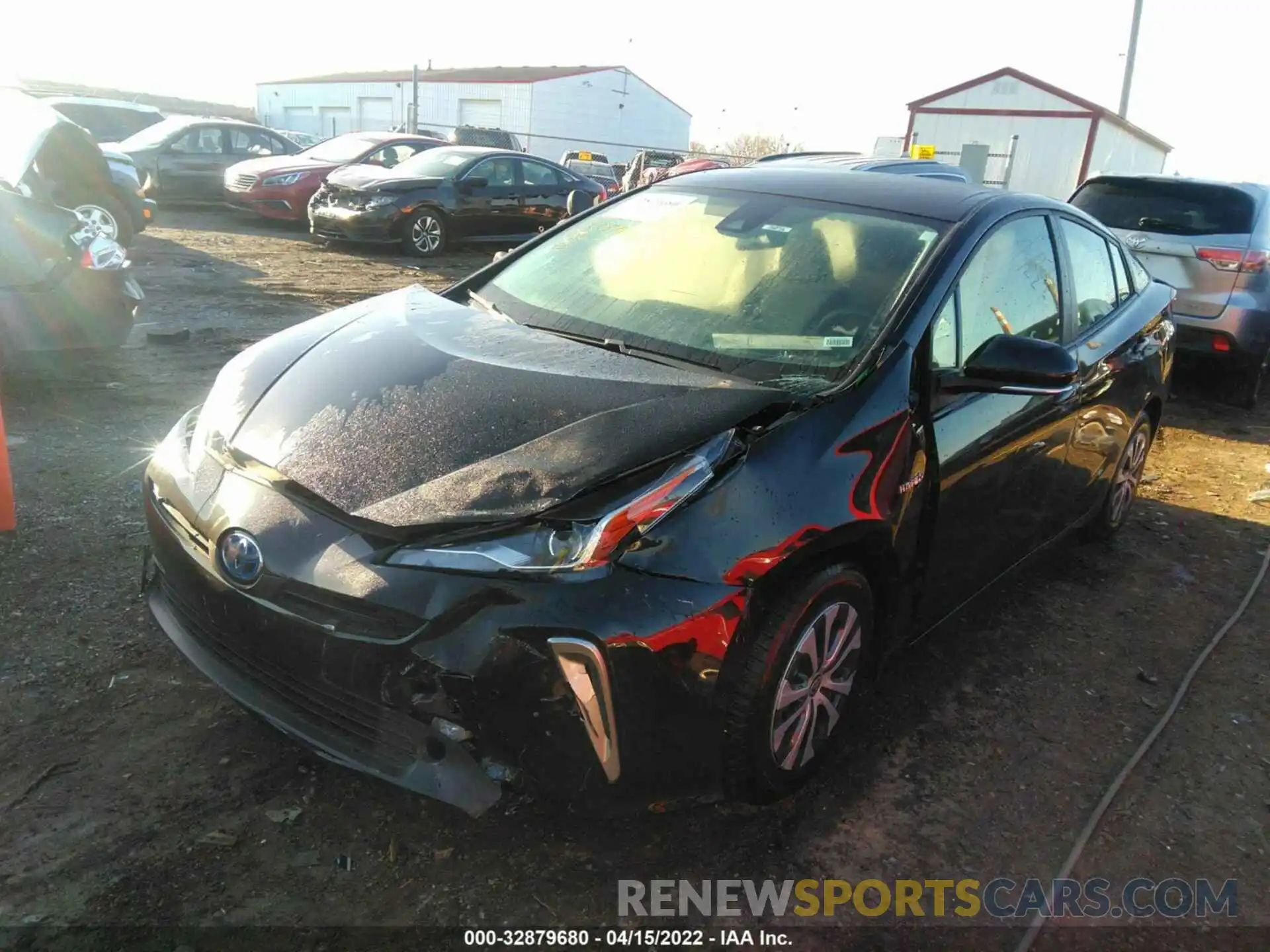 2 Фотография поврежденного автомобиля JTDL9MFU2M3027466 TOYOTA PRIUS 2021