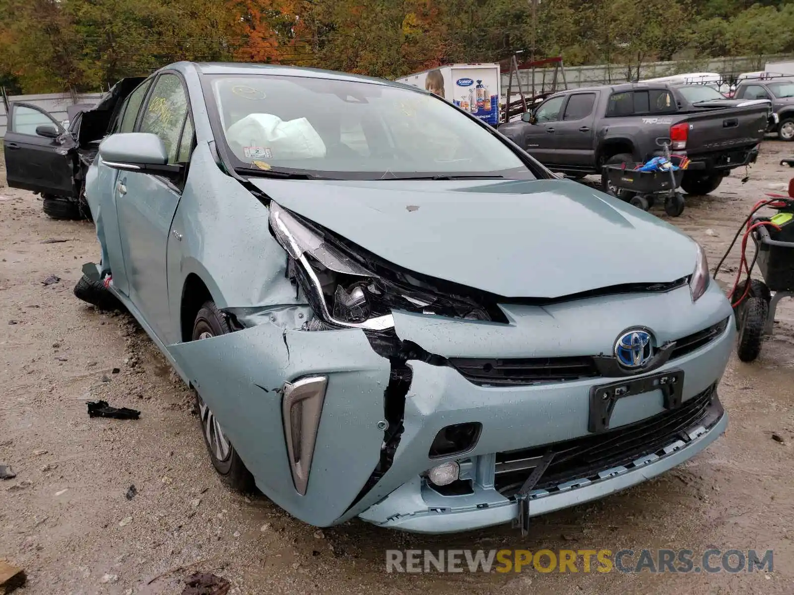 1 Photograph of a damaged car JTDL9MFU2M3027533 TOYOTA PRIUS 2021