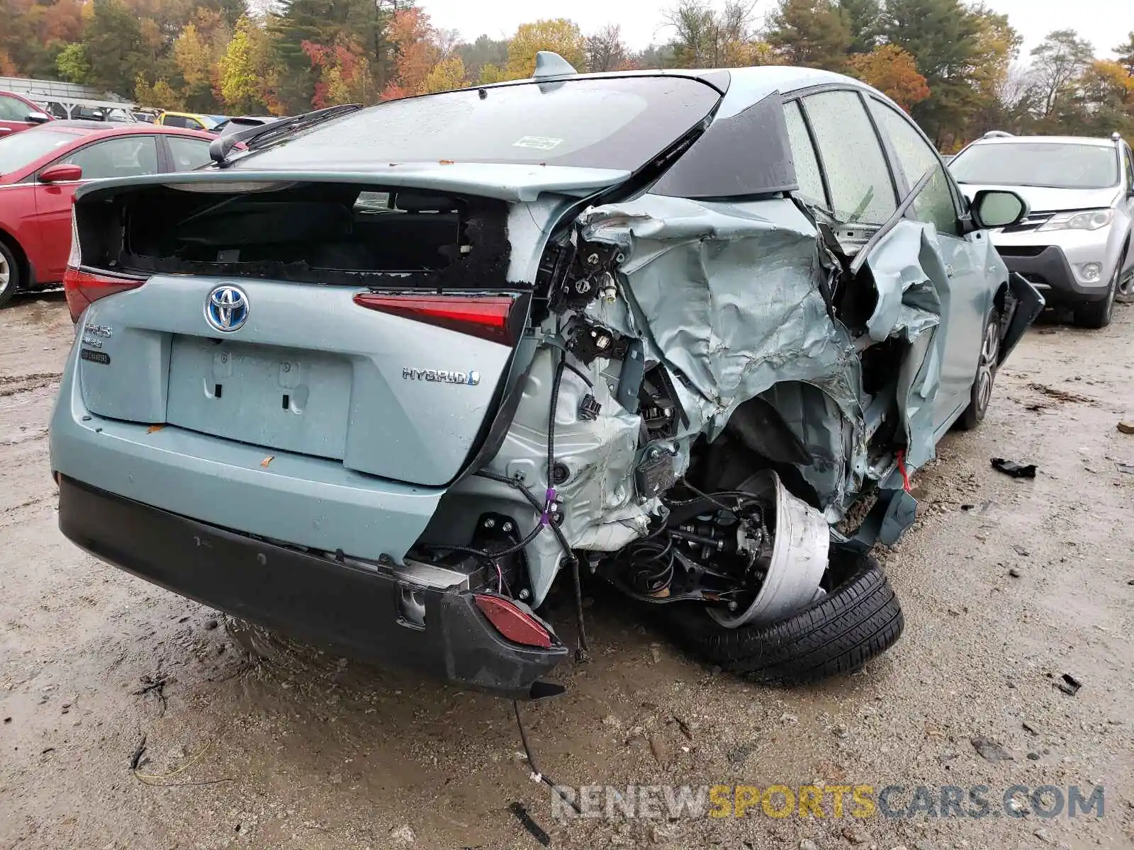 4 Photograph of a damaged car JTDL9MFU2M3027533 TOYOTA PRIUS 2021