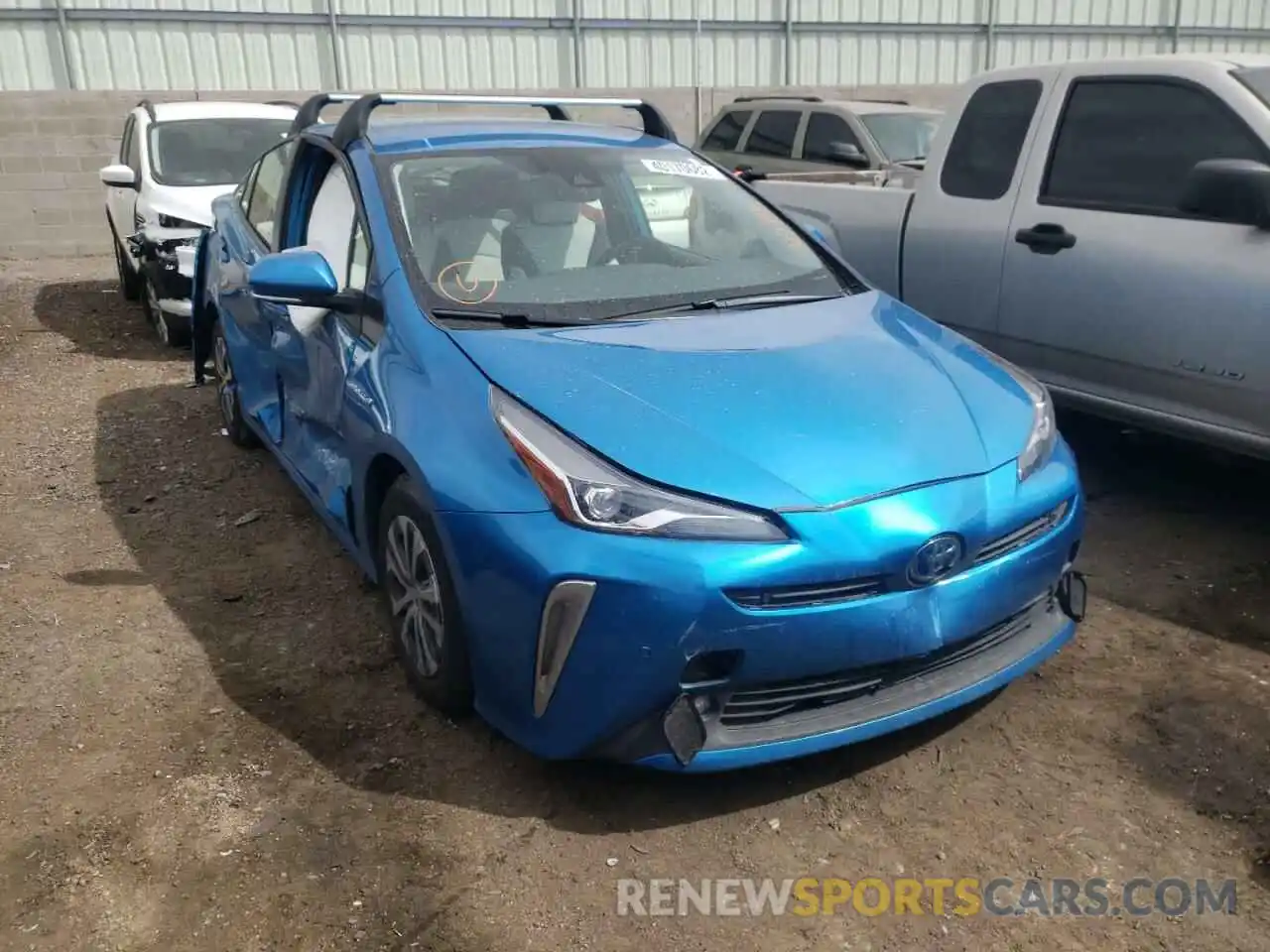 1 Photograph of a damaged car JTDL9MFU2M3030495 TOYOTA PRIUS 2021