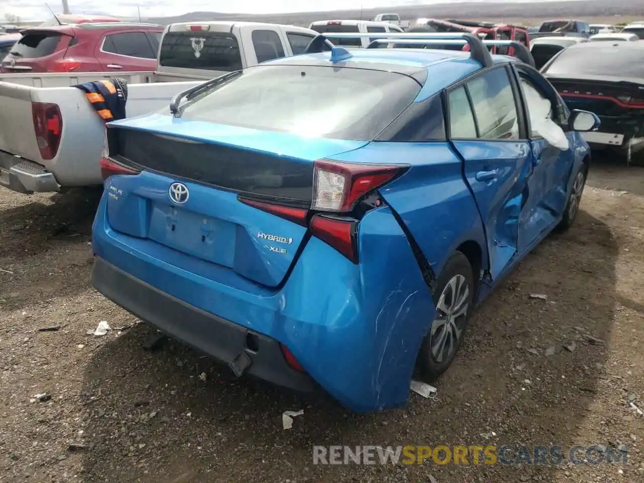 4 Photograph of a damaged car JTDL9MFU2M3030495 TOYOTA PRIUS 2021