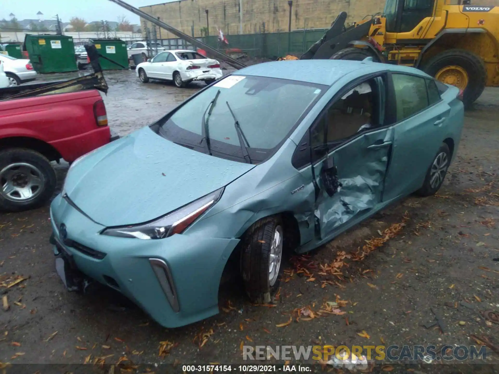 2 Photograph of a damaged car JTDL9MFU2M3031307 TOYOTA PRIUS 2021