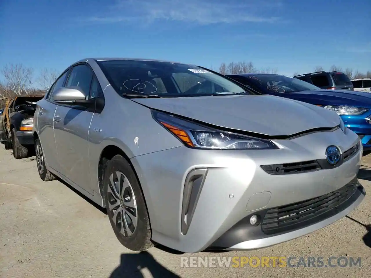 1 Photograph of a damaged car JTDL9MFU3M3024074 TOYOTA PRIUS 2021