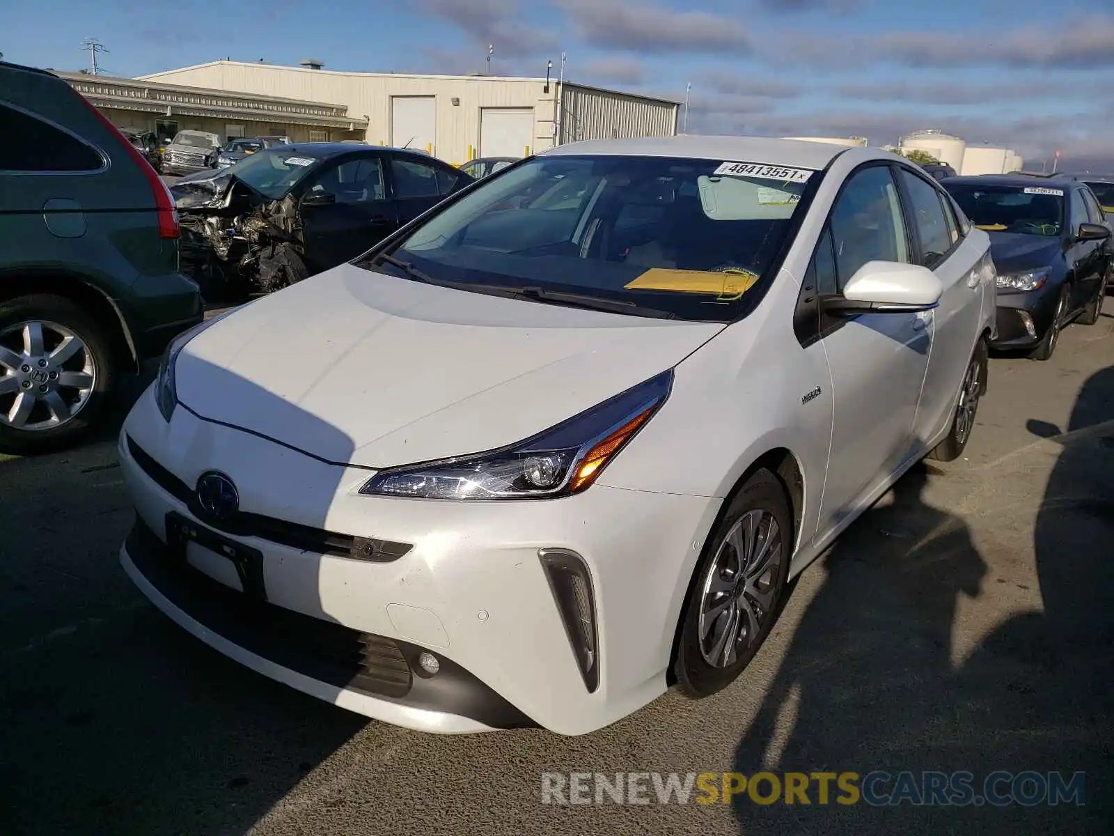 2 Photograph of a damaged car JTDL9MFU3M3025905 TOYOTA PRIUS 2021