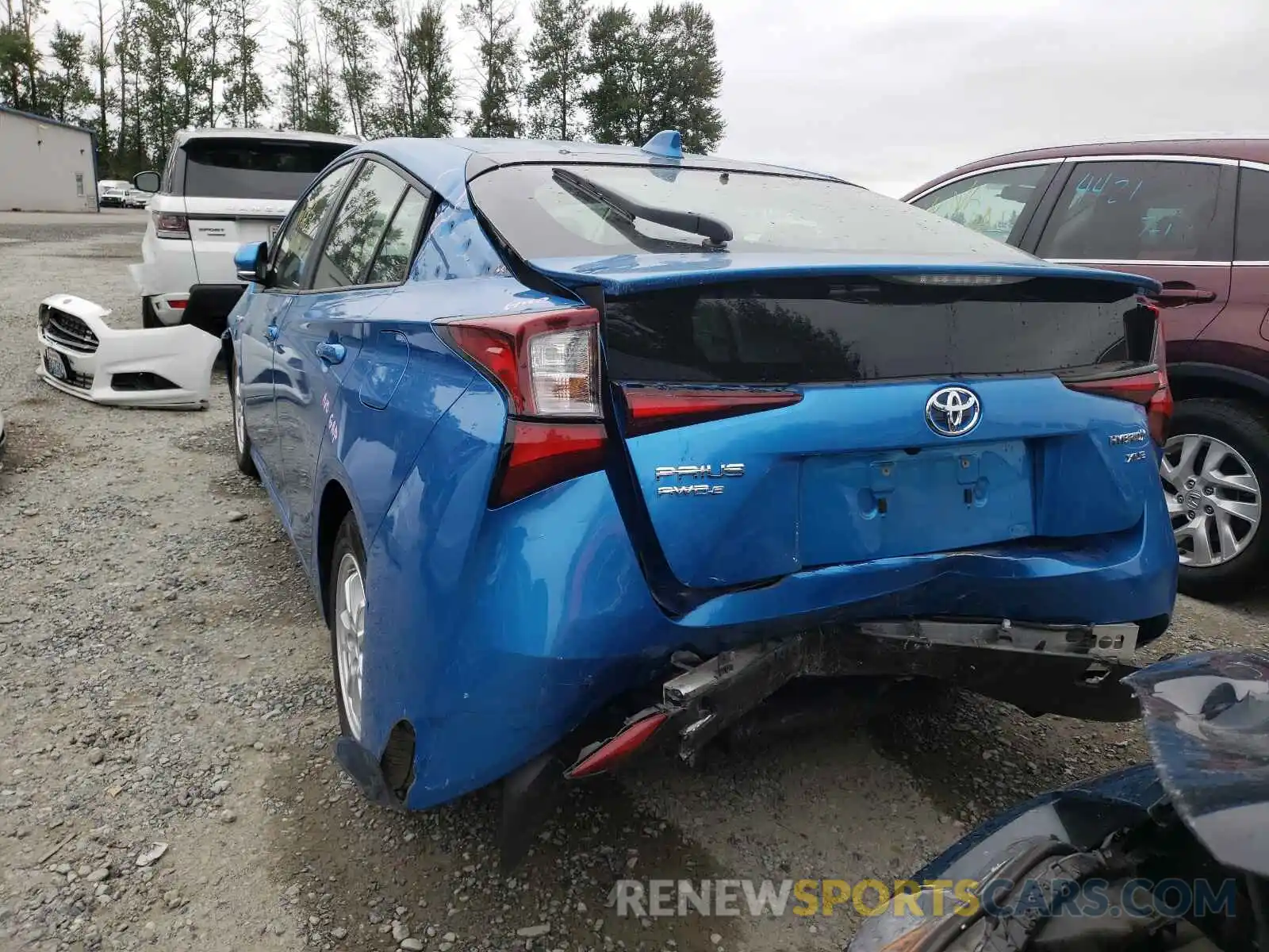 3 Photograph of a damaged car JTDL9MFU3M3026214 TOYOTA PRIUS 2021