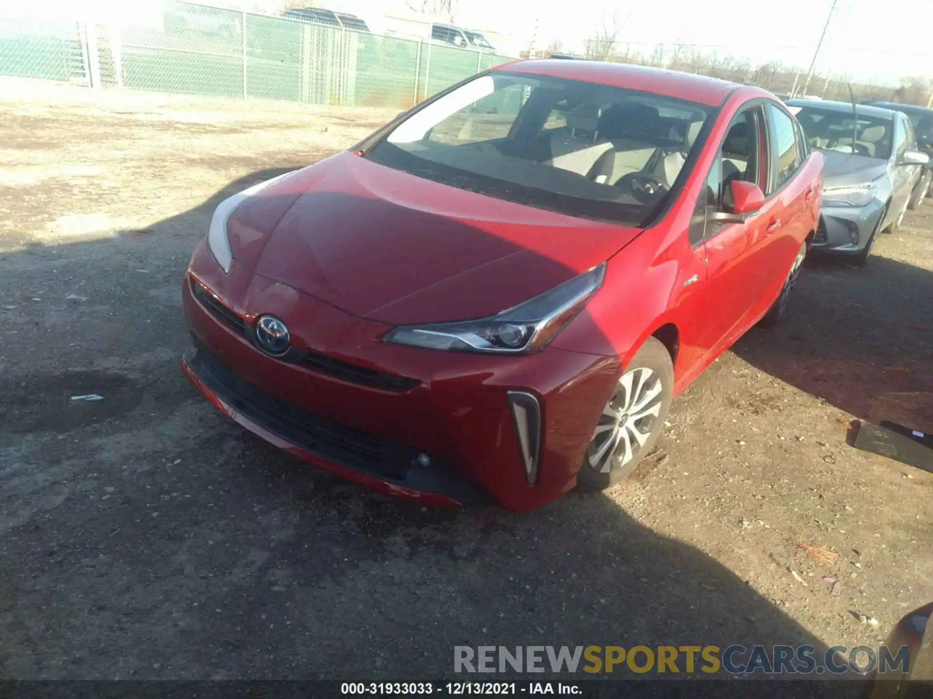 2 Photograph of a damaged car JTDL9MFU3M3026293 TOYOTA PRIUS 2021