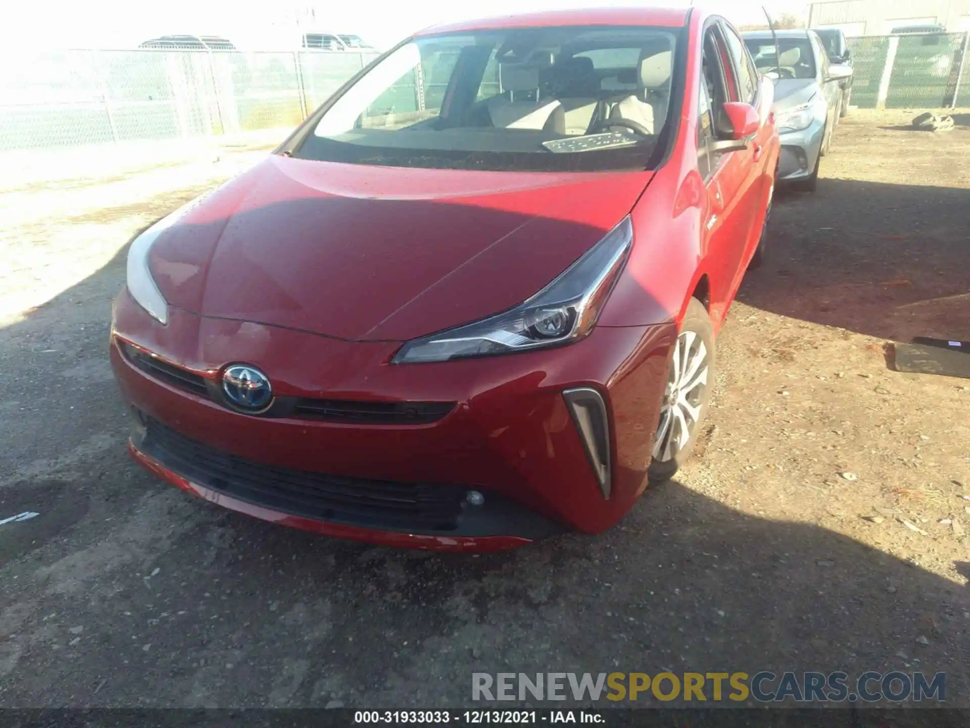 6 Photograph of a damaged car JTDL9MFU3M3026293 TOYOTA PRIUS 2021