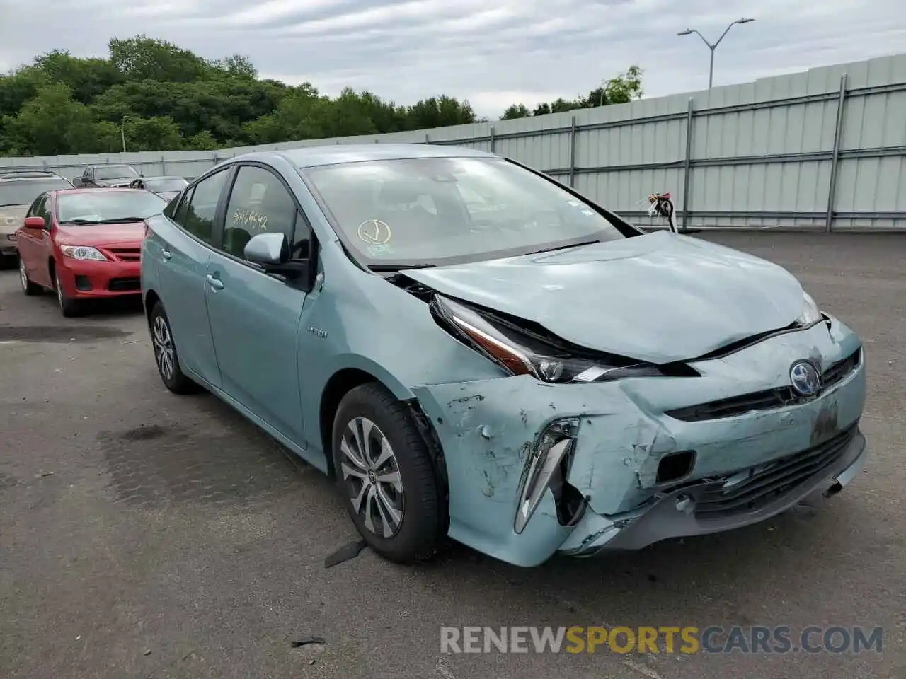 1 Photograph of a damaged car JTDL9MFU3M3027251 TOYOTA PRIUS 2021