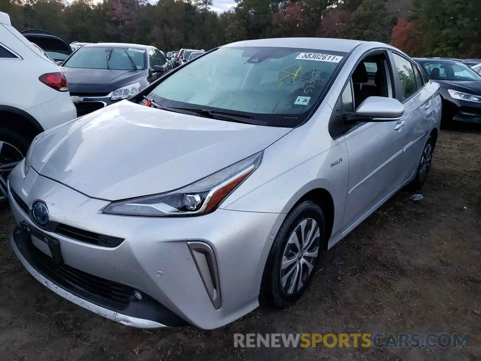 2 Photograph of a damaged car JTDL9MFU3M3027976 TOYOTA PRIUS 2021