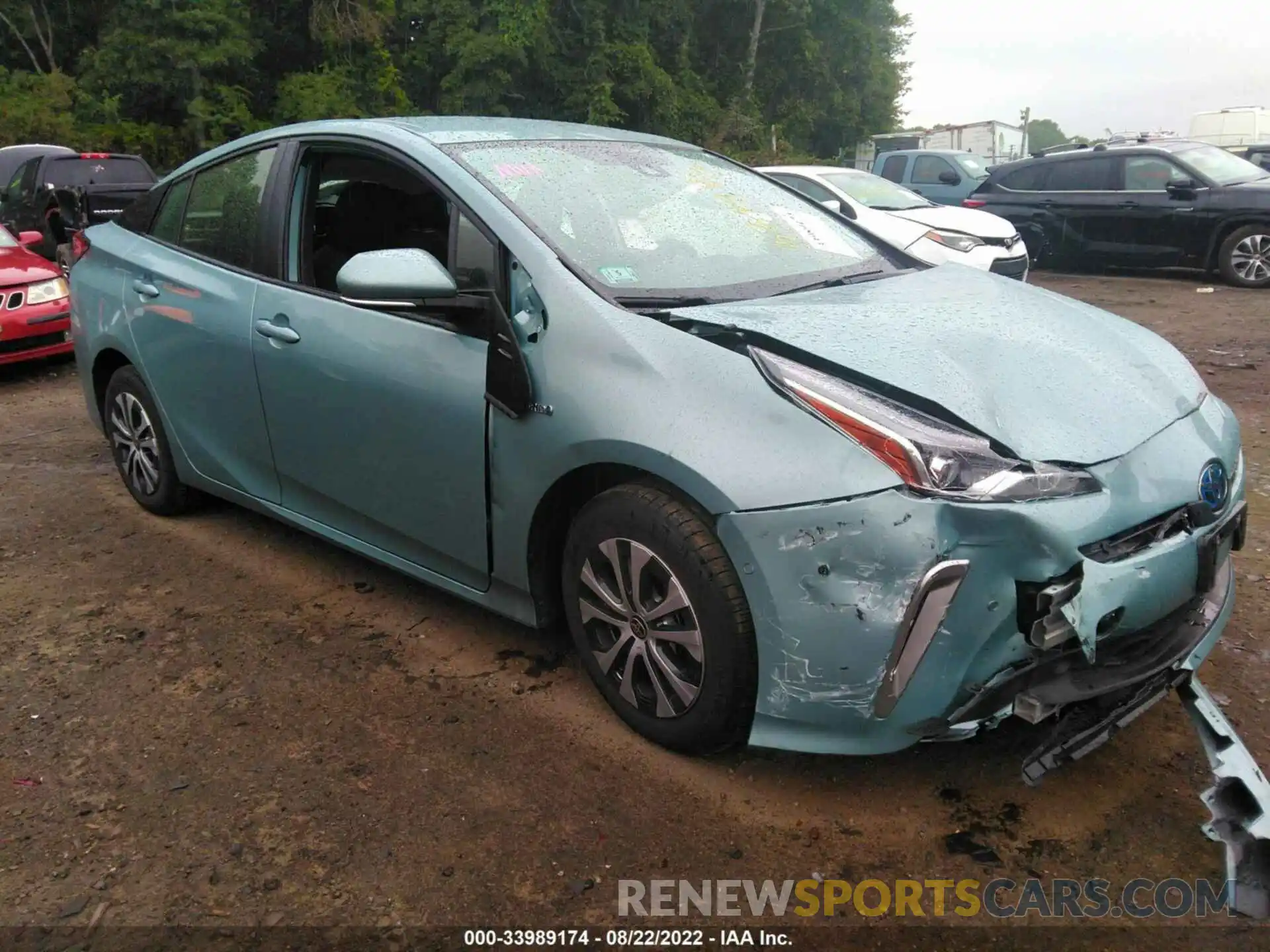 1 Photograph of a damaged car JTDL9MFU3M3028514 TOYOTA PRIUS 2021