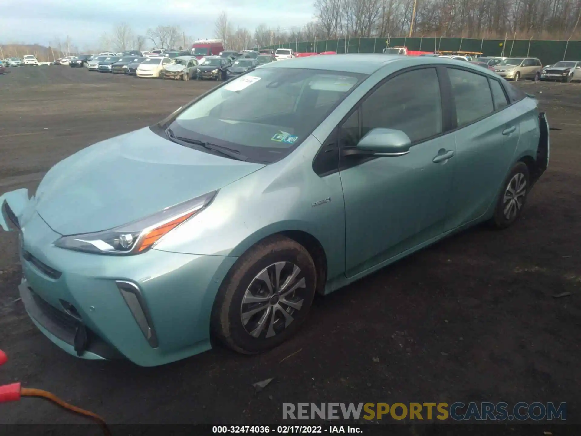 2 Photograph of a damaged car JTDL9MFU3M3029999 TOYOTA PRIUS 2021