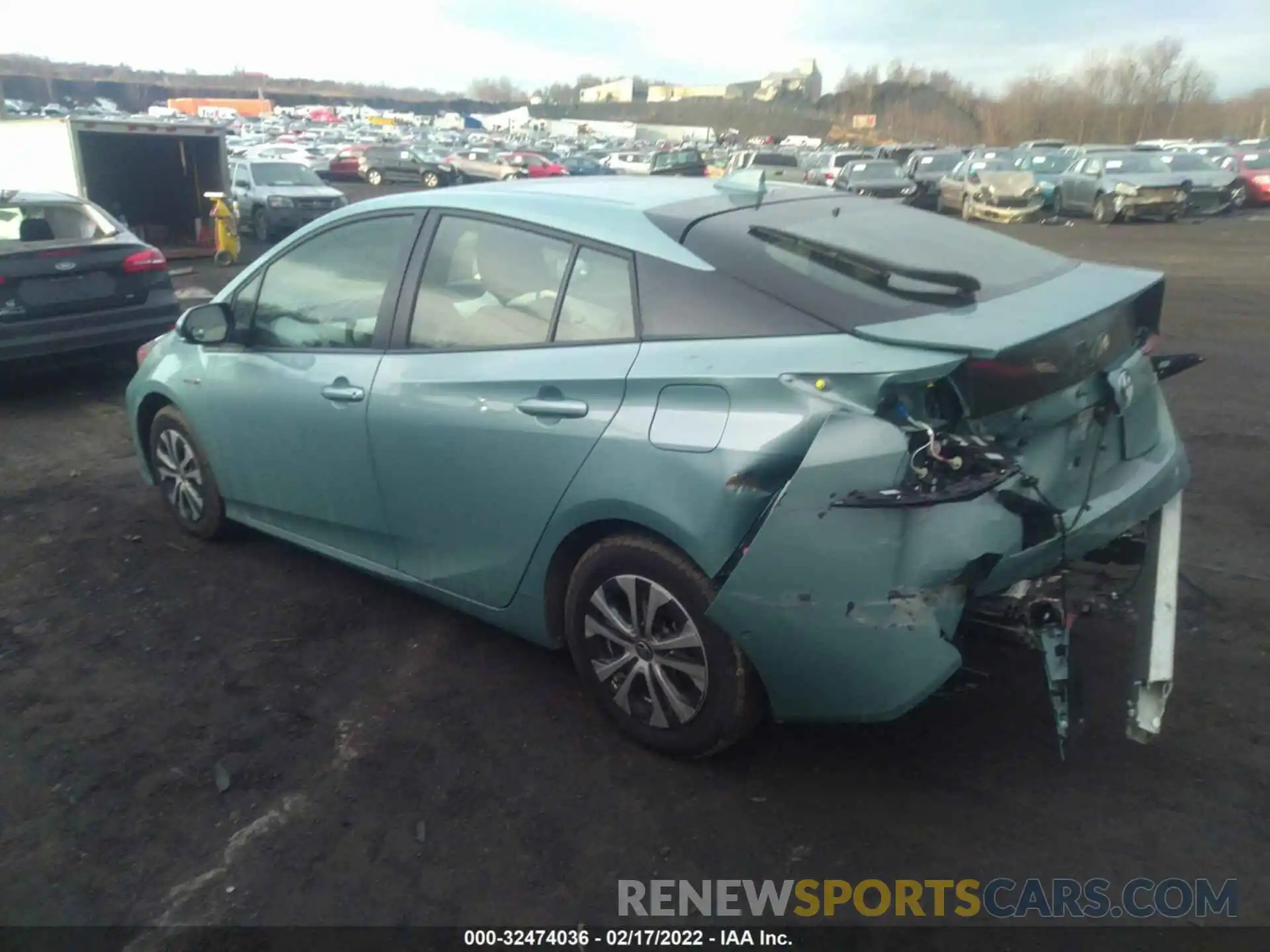 3 Photograph of a damaged car JTDL9MFU3M3029999 TOYOTA PRIUS 2021