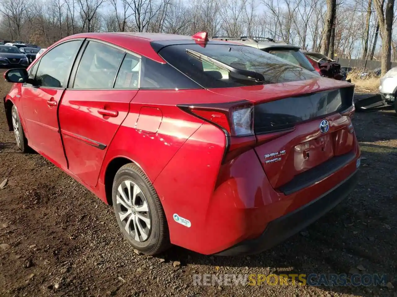 3 Photograph of a damaged car JTDL9MFU3M3030523 TOYOTA PRIUS 2021